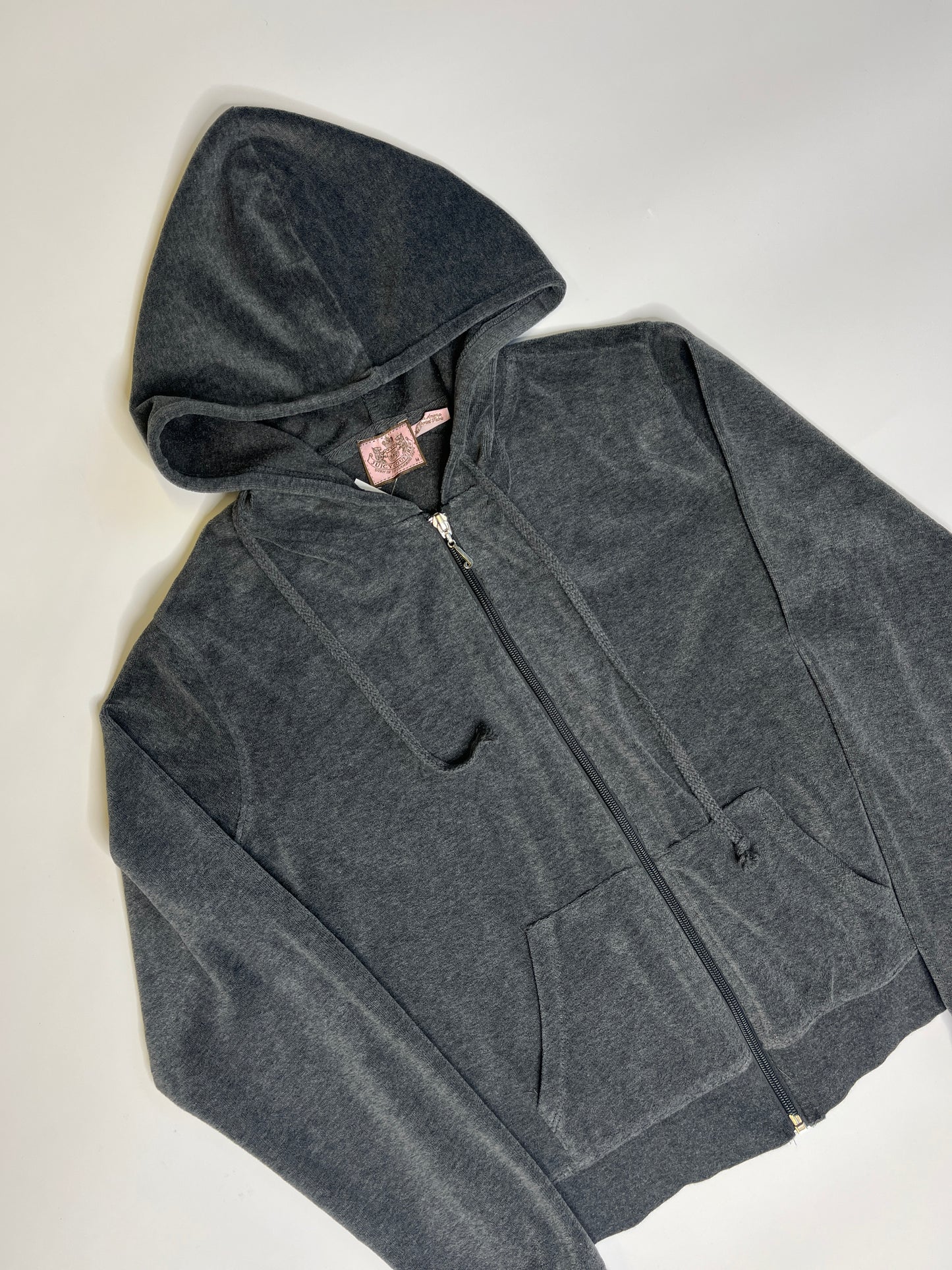 JUICY COUTURE ZIPPER GREY 2000s (M)