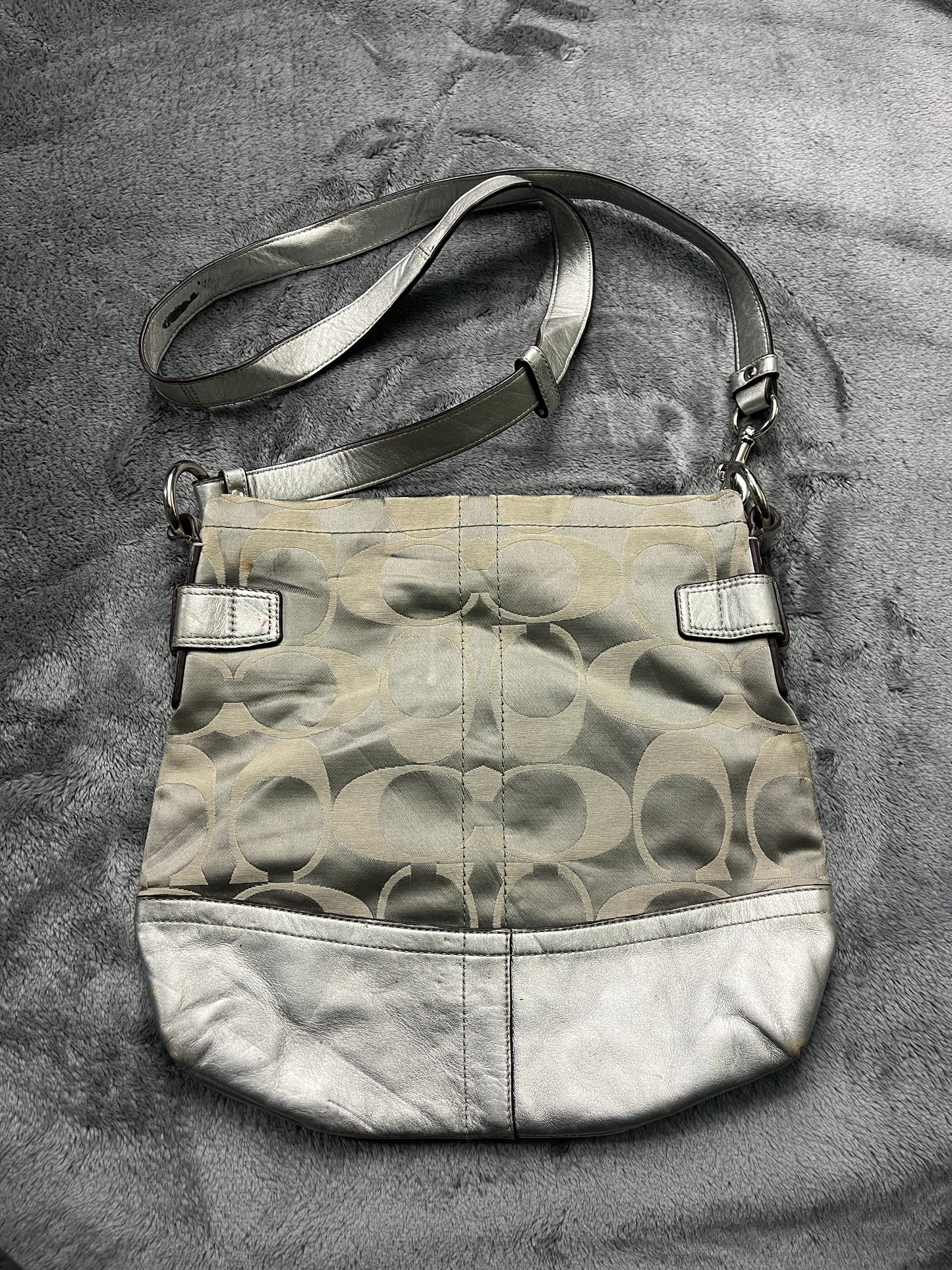 COACH BAG SILVER