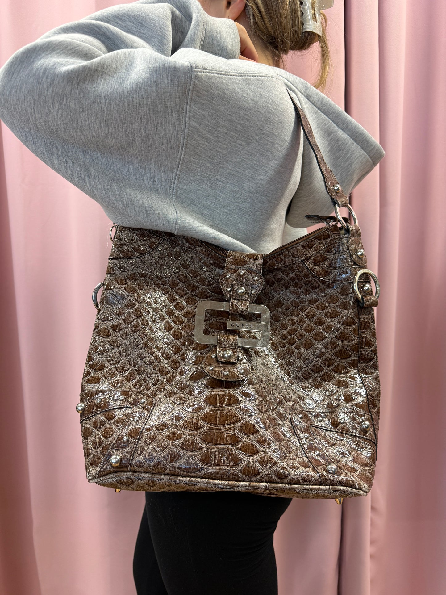 VITNAGE GUESS PURSE CROC