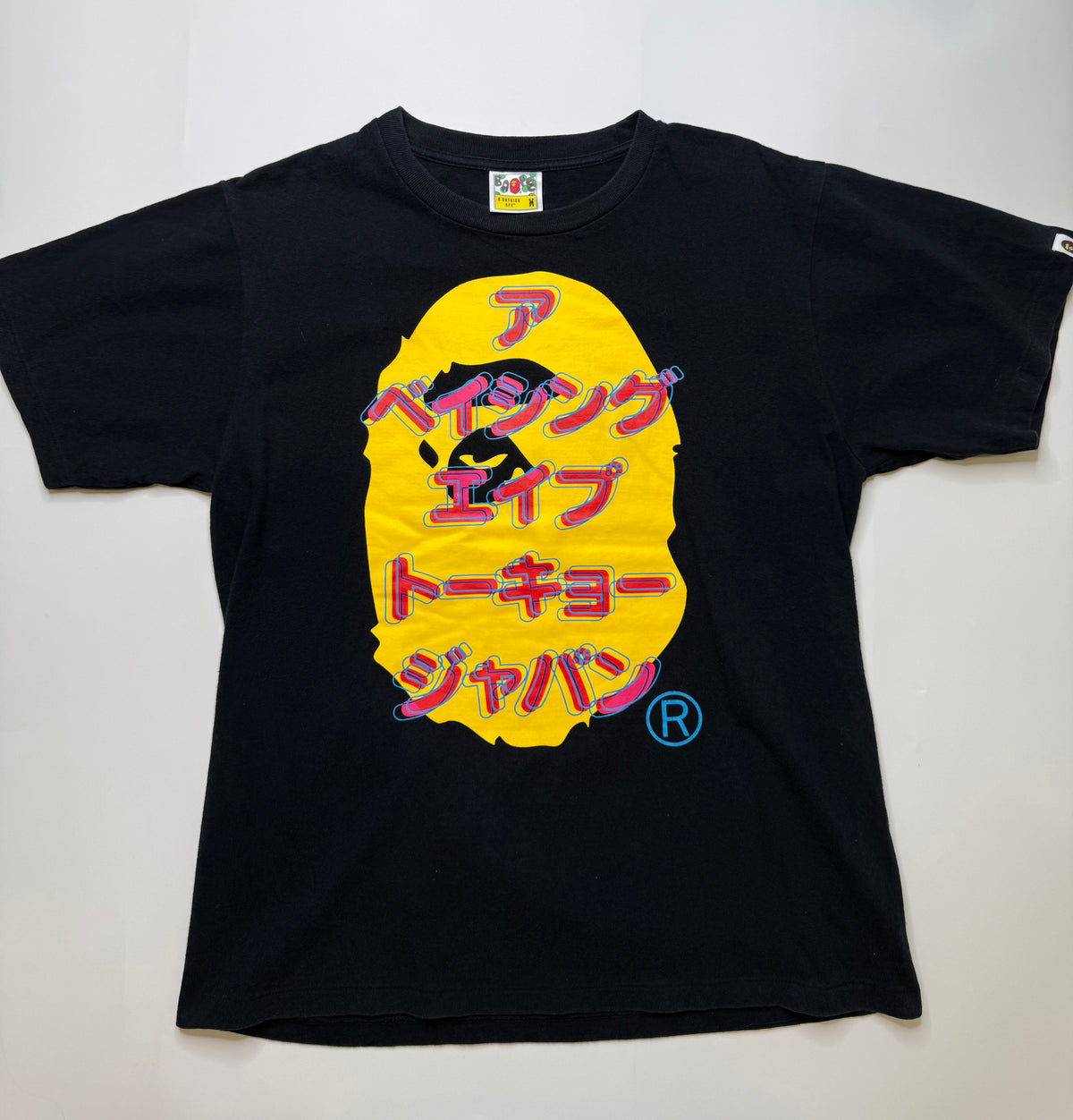 BAPE TOKYO JAPAN KATAKANA TEE – BLACK (M)