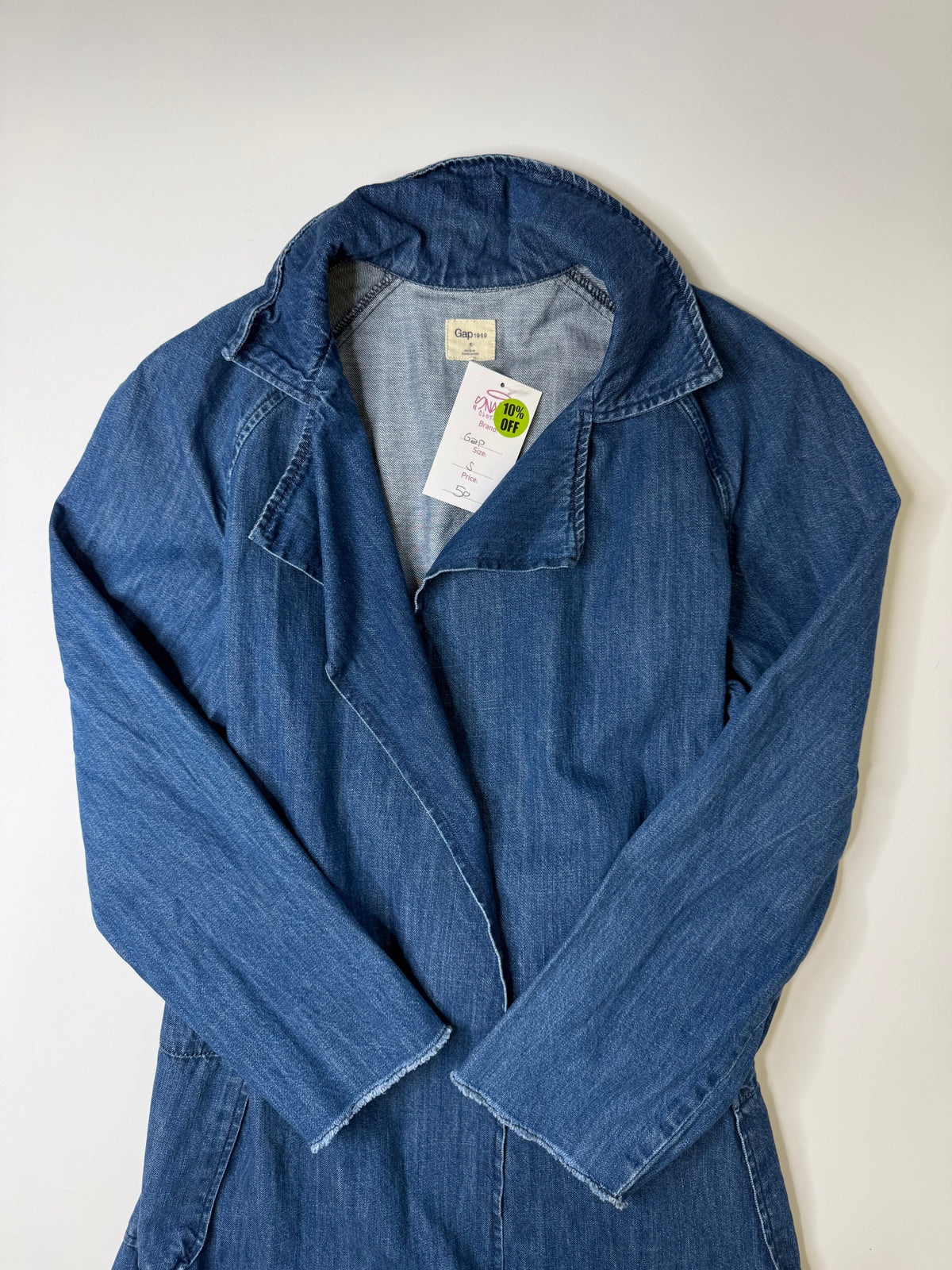 GAP DENIM SHIRT JACKET – BLUE (S)