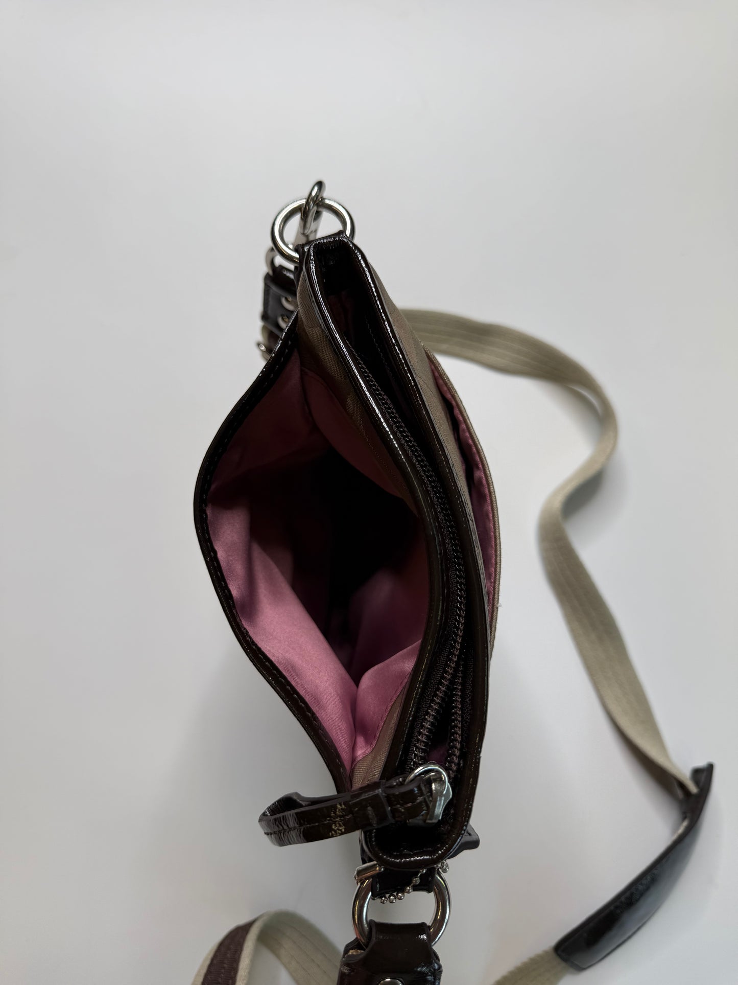 COACH VINTAGE SIGNATURE SWINGPACK CROSSBODY BAG