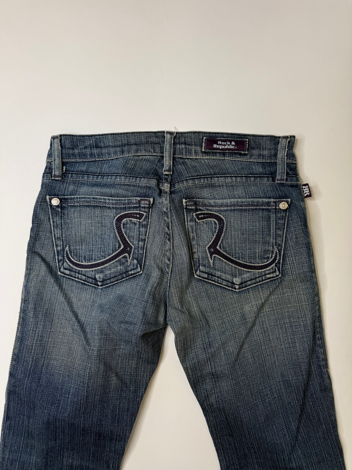 ROCK & REPUBLIC JEANS – DARK WASH (24, ~XS)