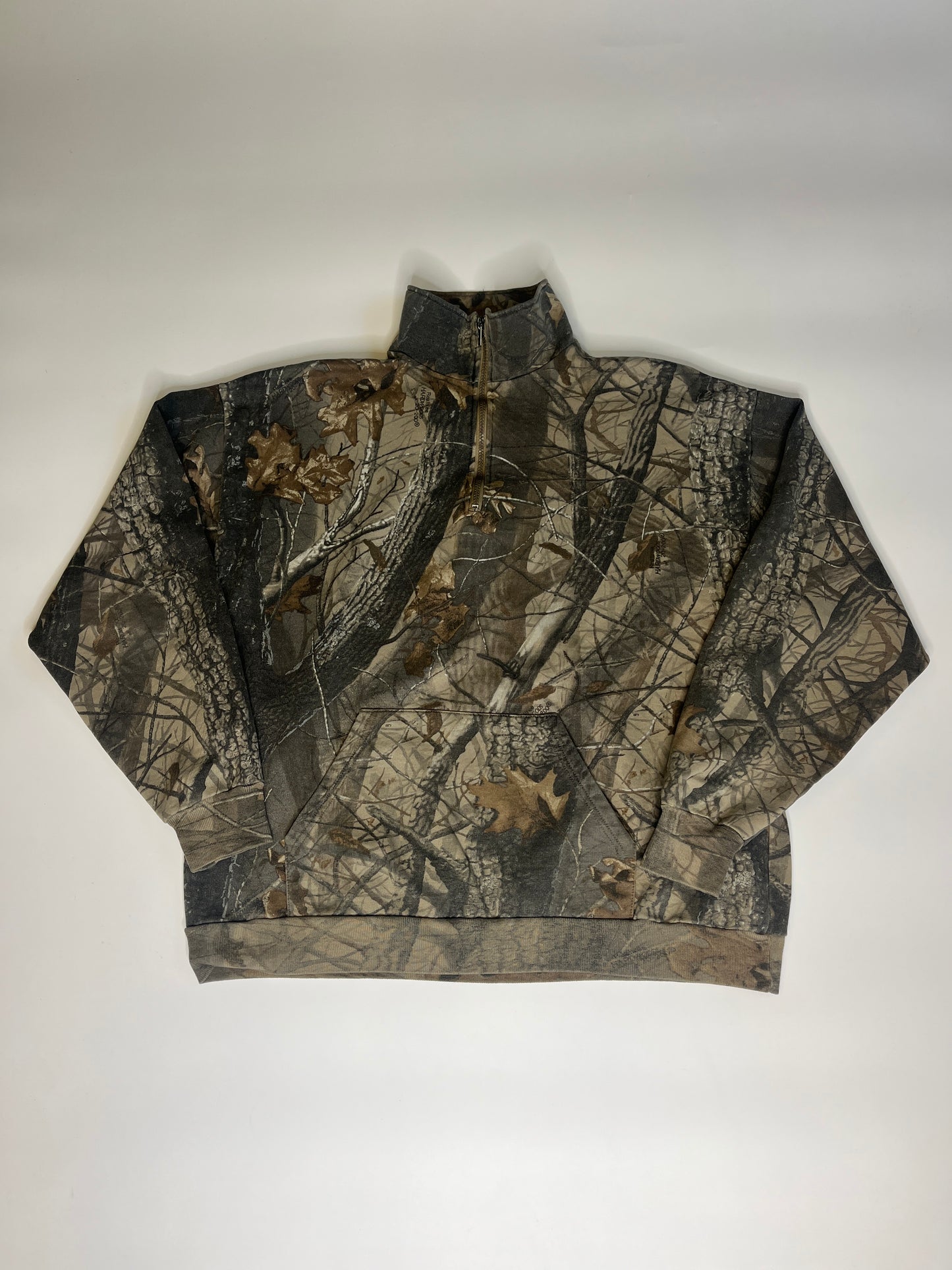 CAMO QUARTER ZIP SWEATER (~M)