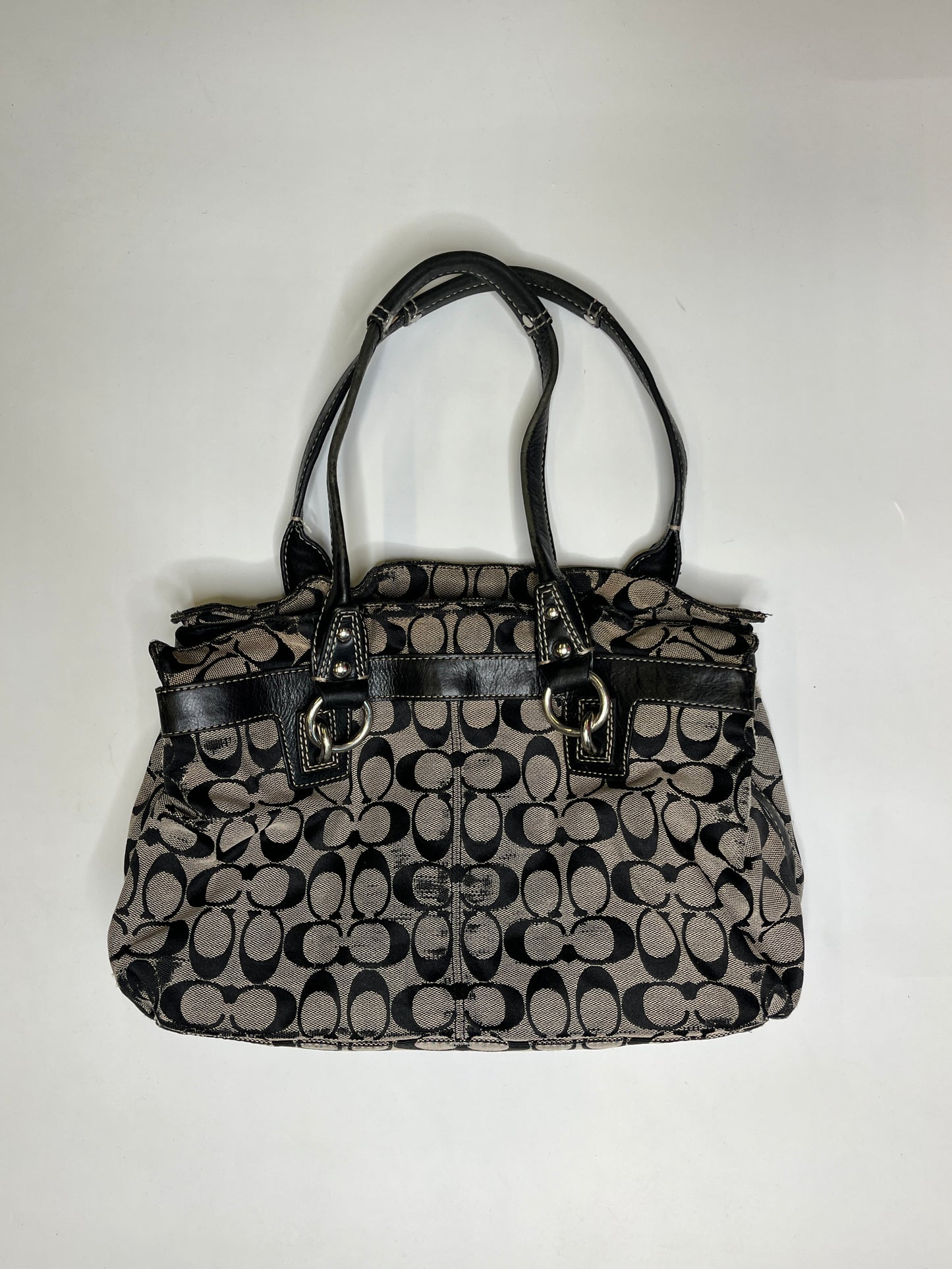 COACH MONOGRAM PURSE LEATHER