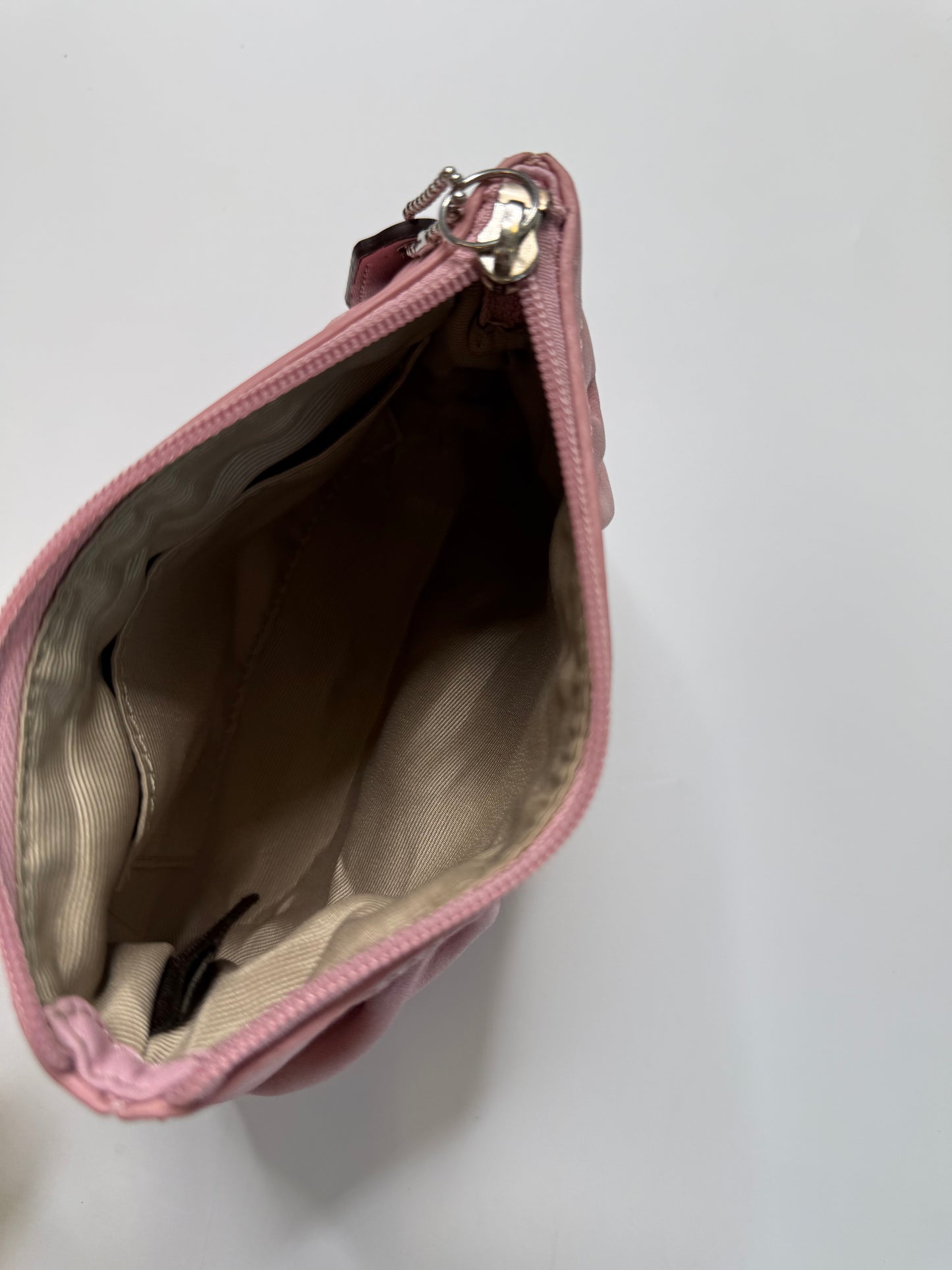COACH VINTAGE PINK LEATHER COIN POUCH