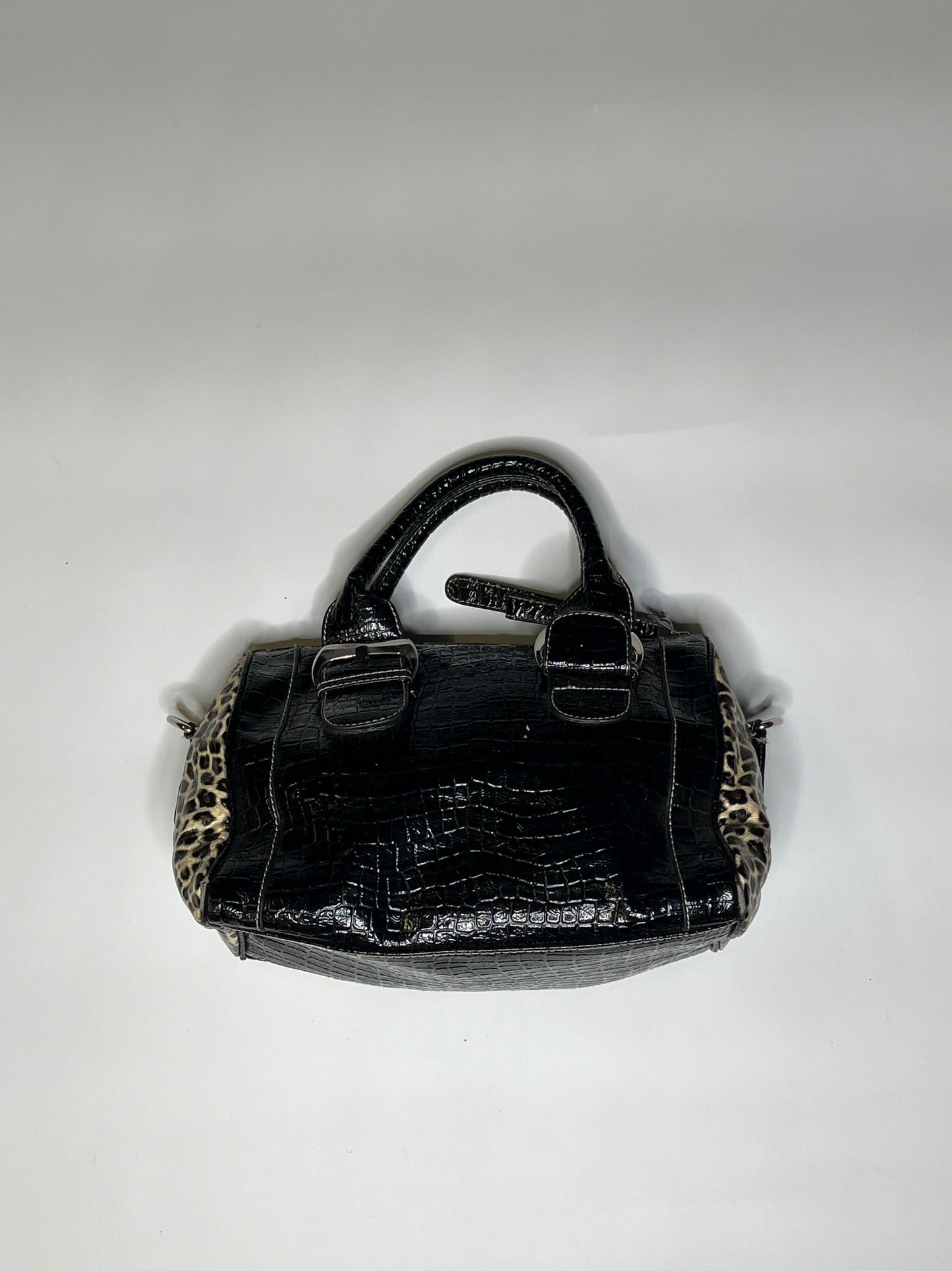 GUESS CHEETAH PURSE BIG G-LOGO
