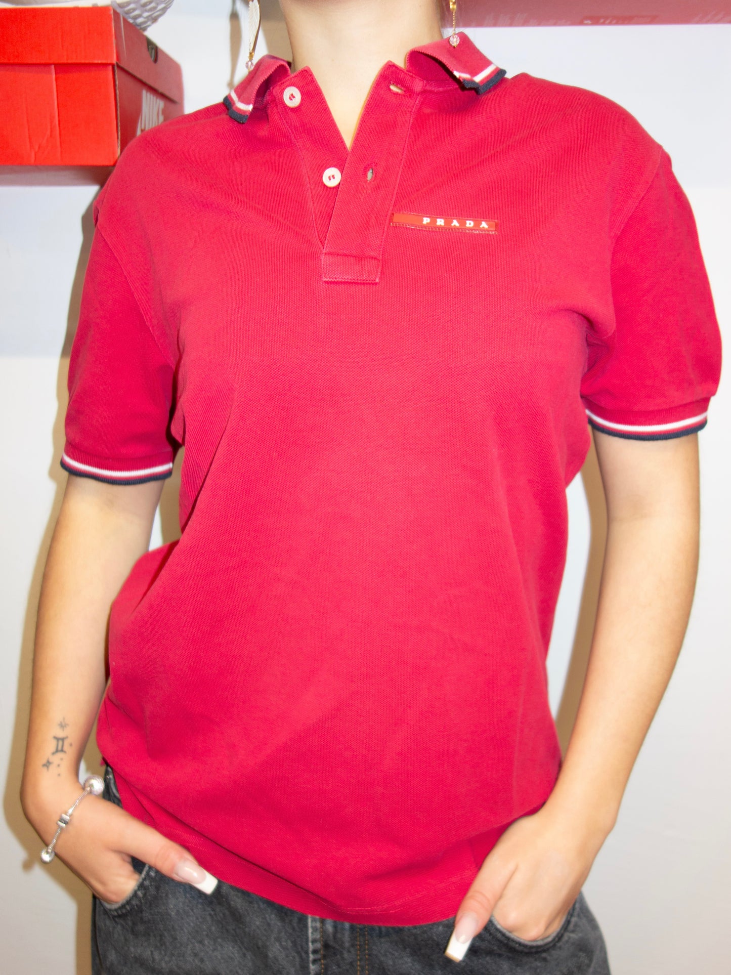 PRADA SHIRT RED (M)