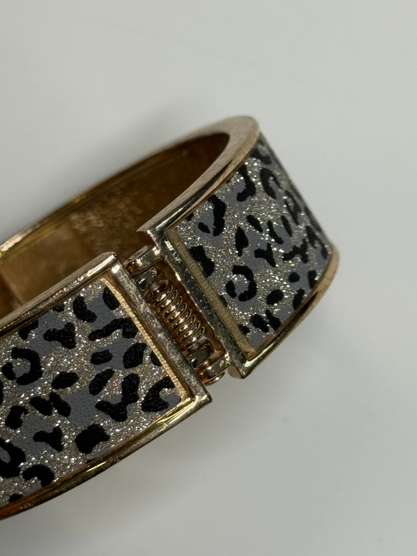 VINTAGE GOLD/LEOPRINT BRACELET