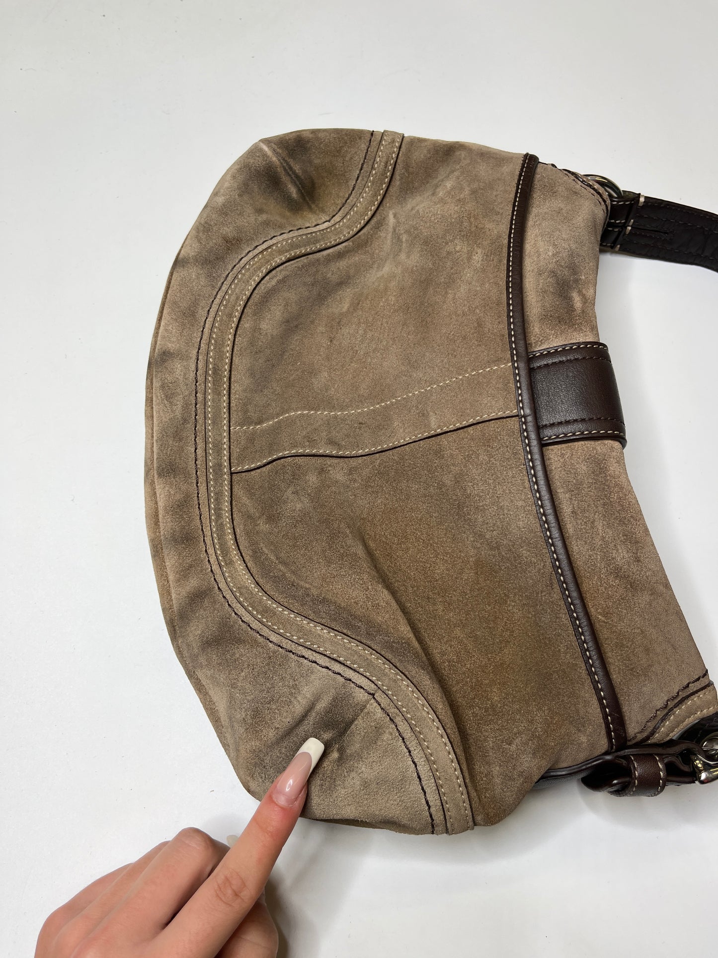 COACH PURSE WILD LEATHER BROWN