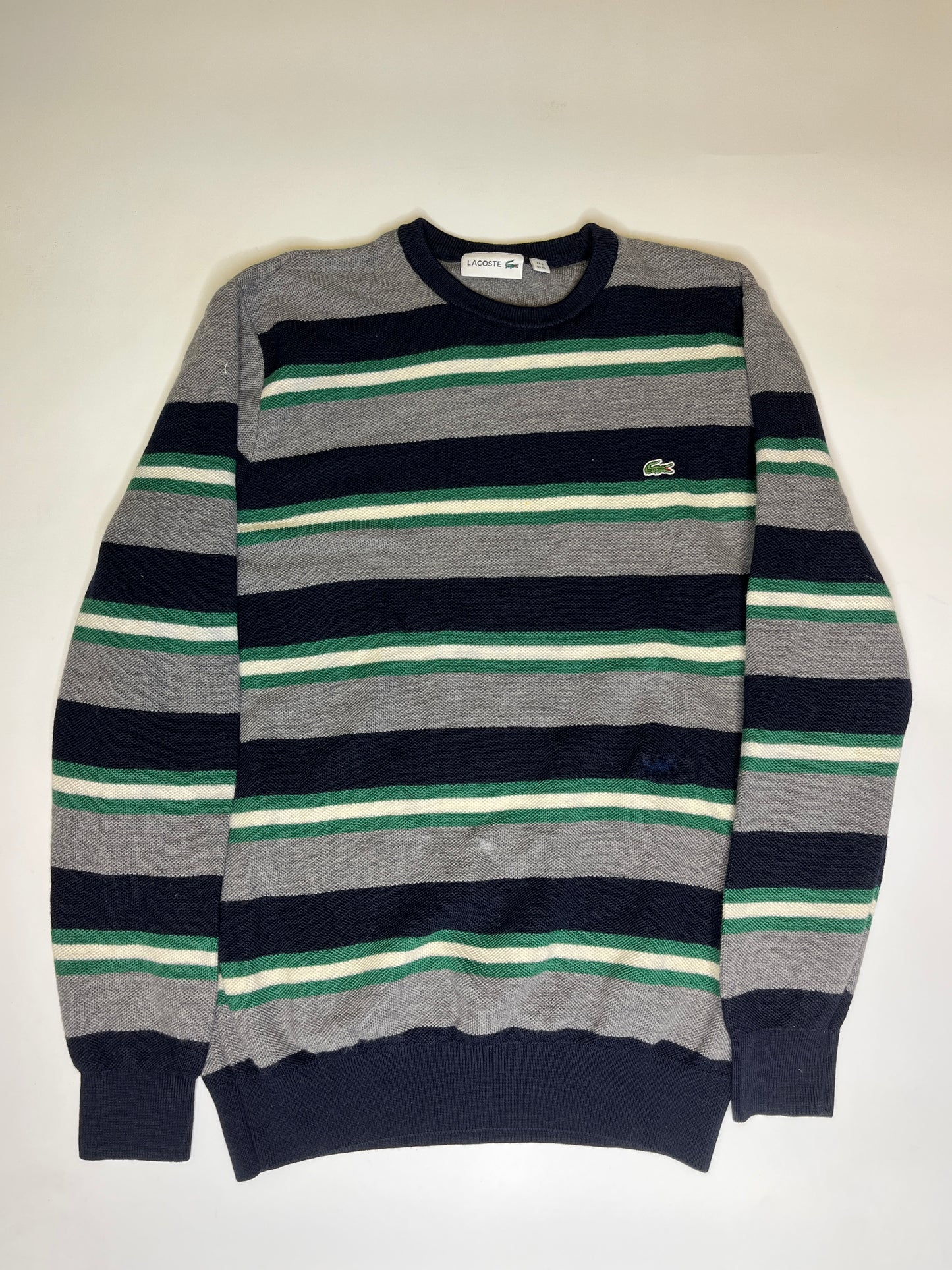 LACOSTE KNIT SWEATER STRIPED (XL)