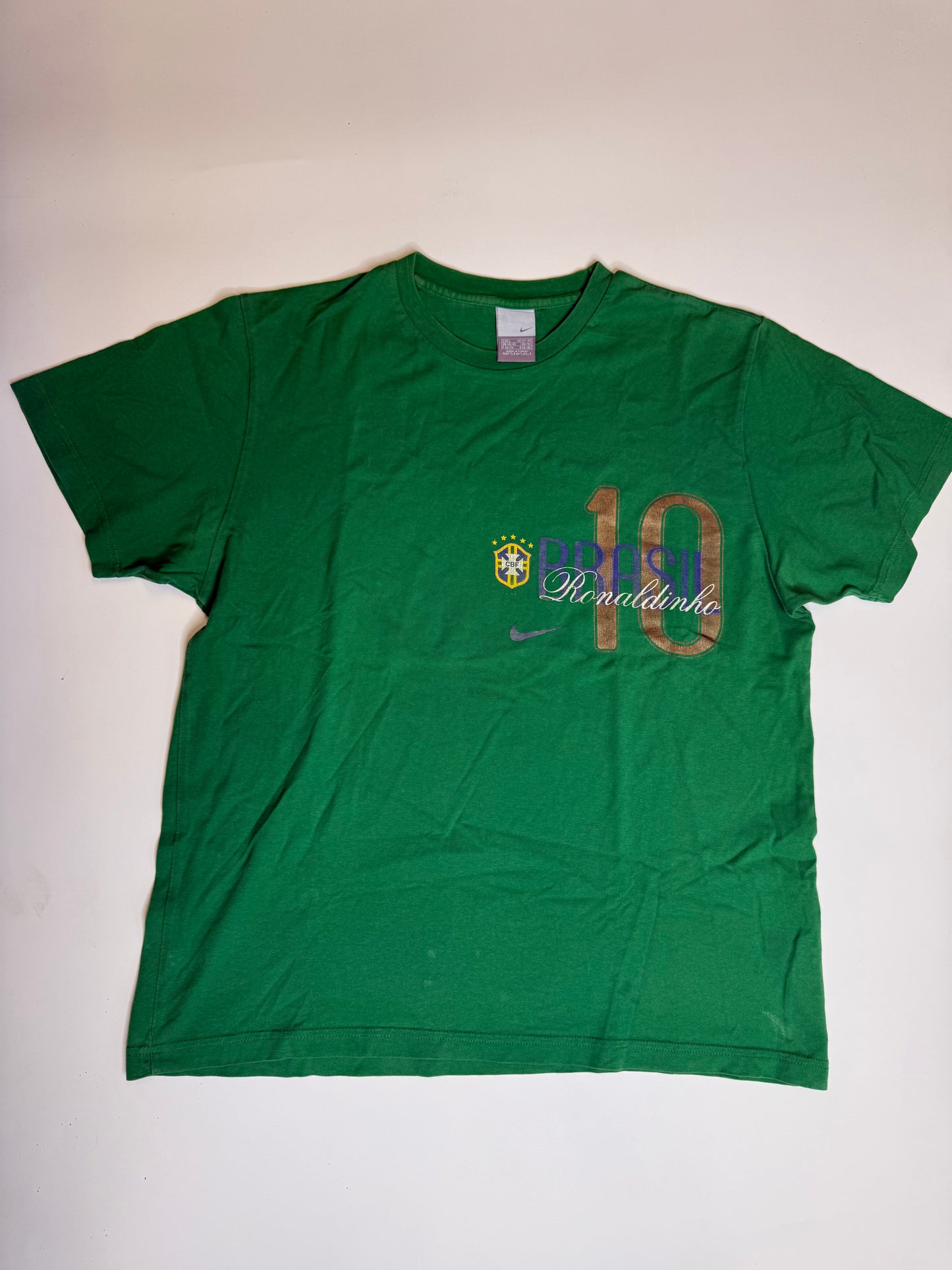 VINTAGE BRASIL RONALDINHO SHIRT (L)