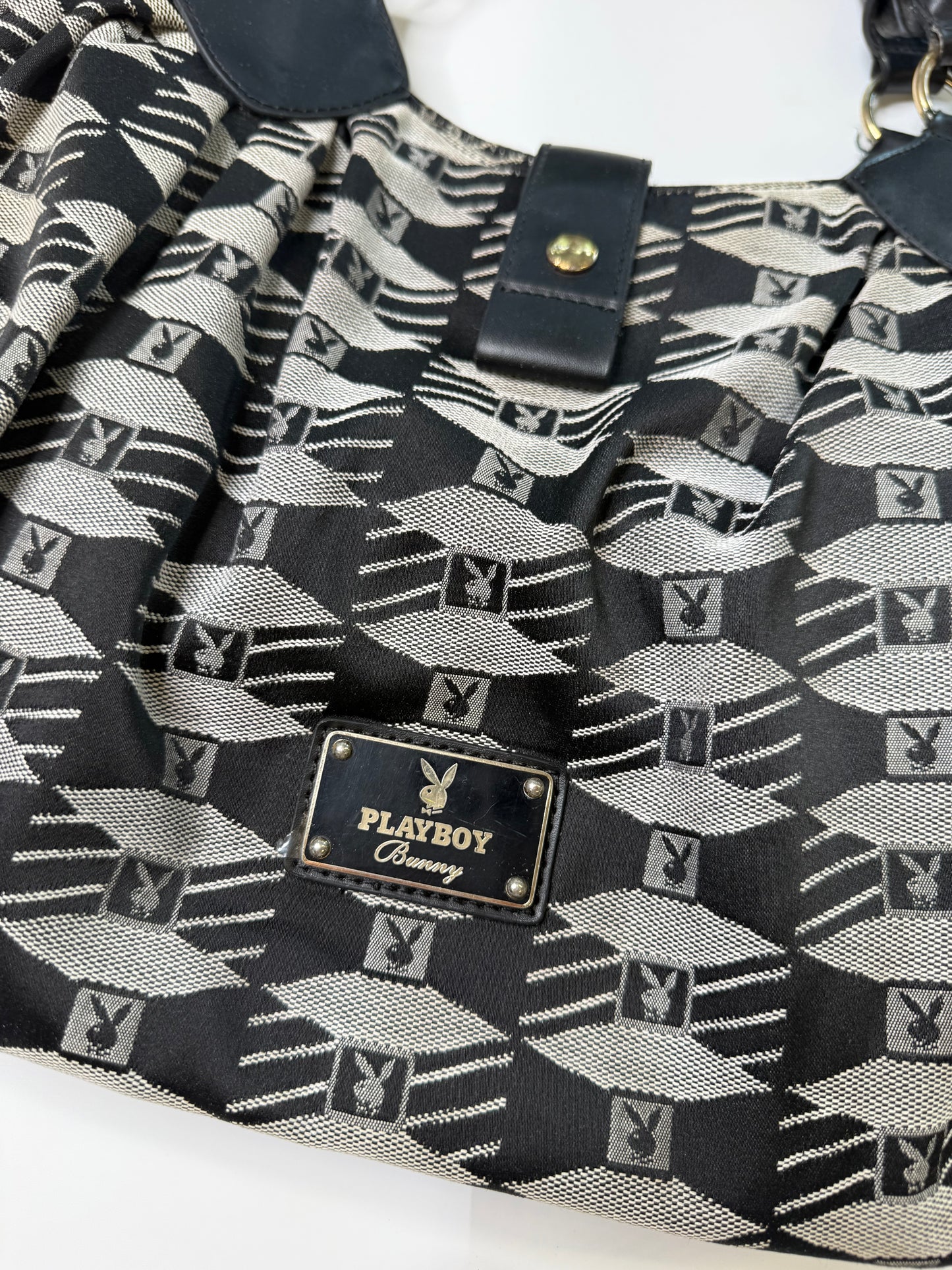 PLAYBOY BUNNY VINTAGE MONOGRAM SHOULDER BAG