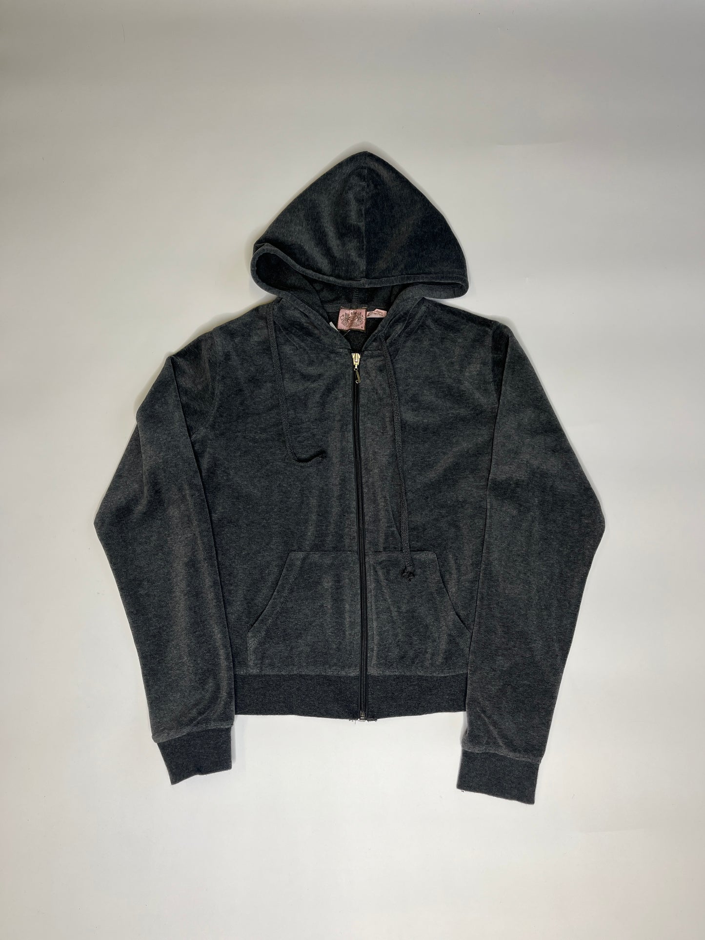 JUICY COUTURE ZIPPER GREY 2000s (M)