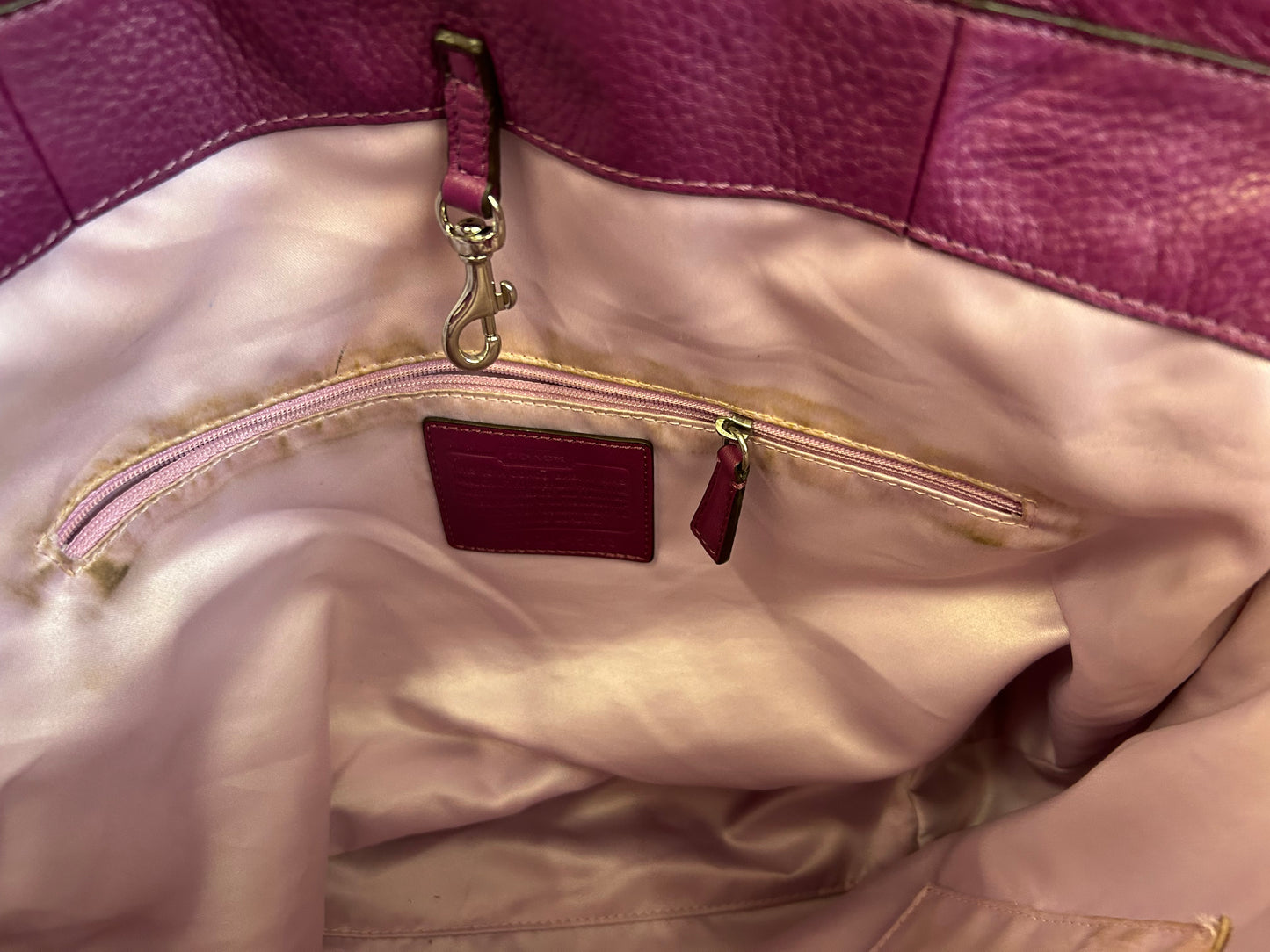 PINK COACH BAG