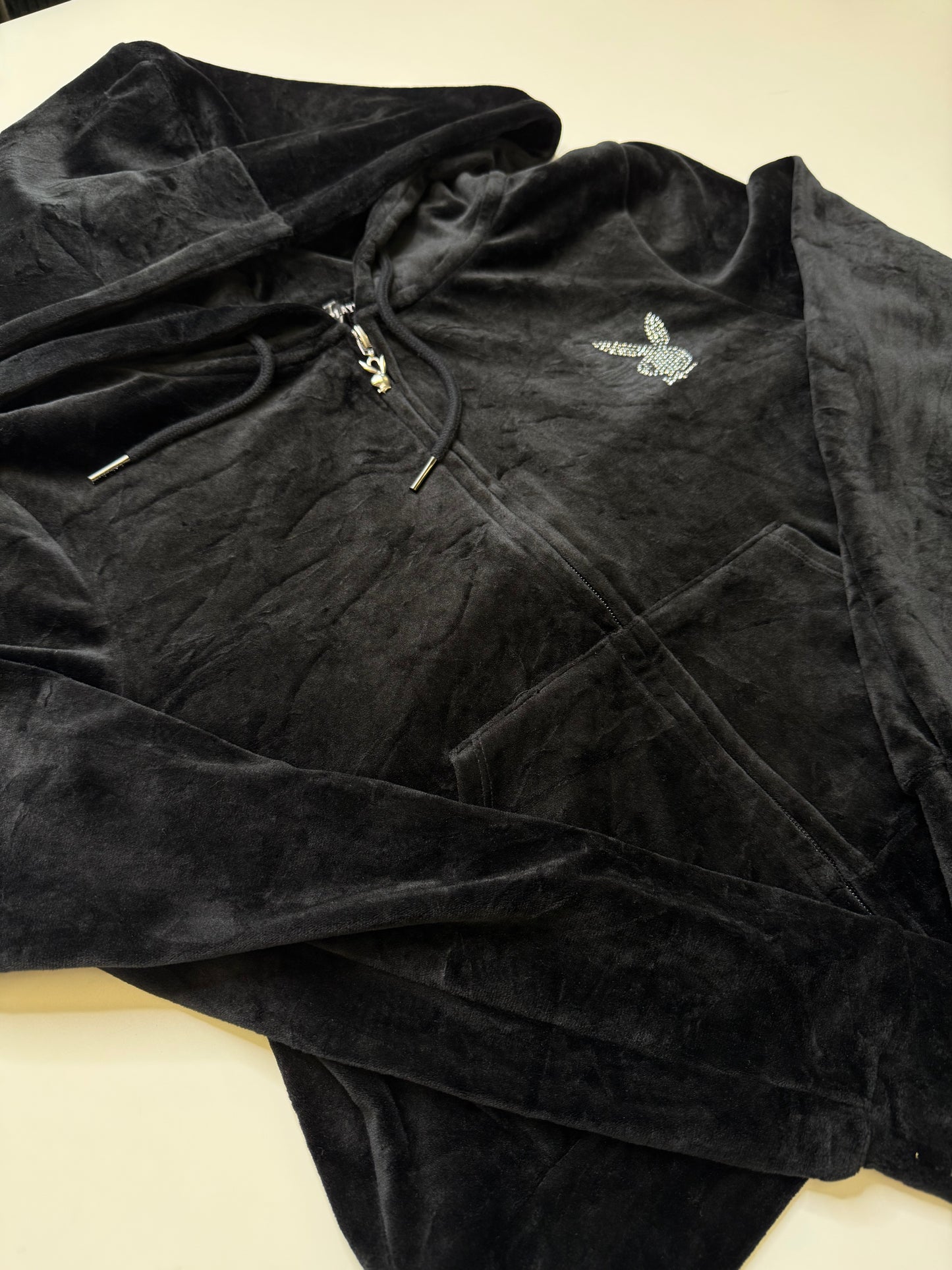 VINTAGE PLAYBOY VELOUR ZIPPER (S)