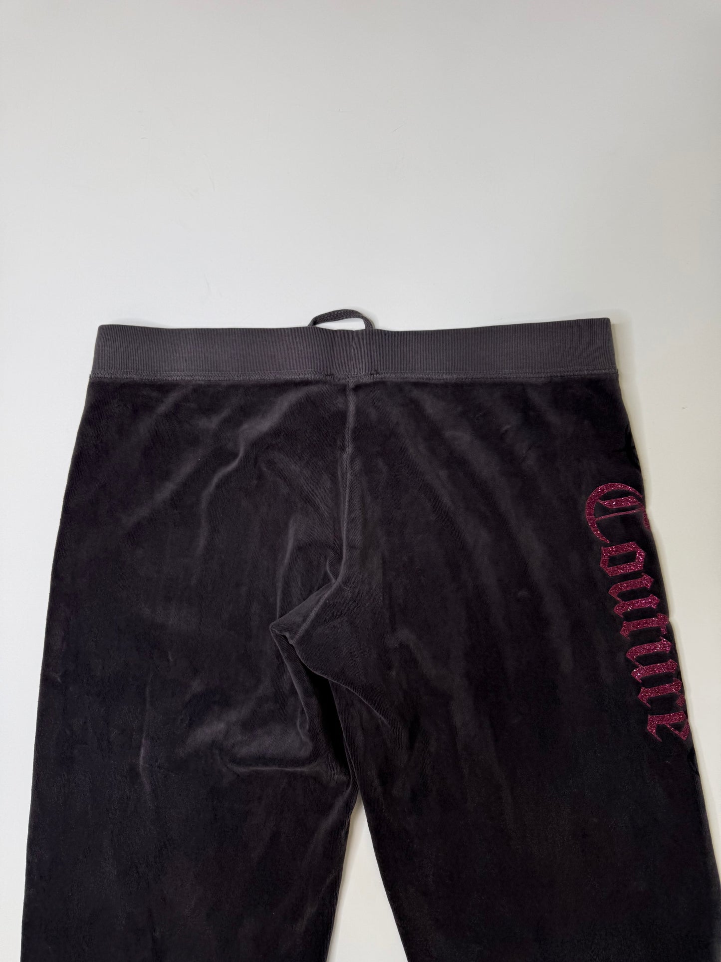 JUICY COUTURE VELOUR SWEATPANTS (GREY) (M)