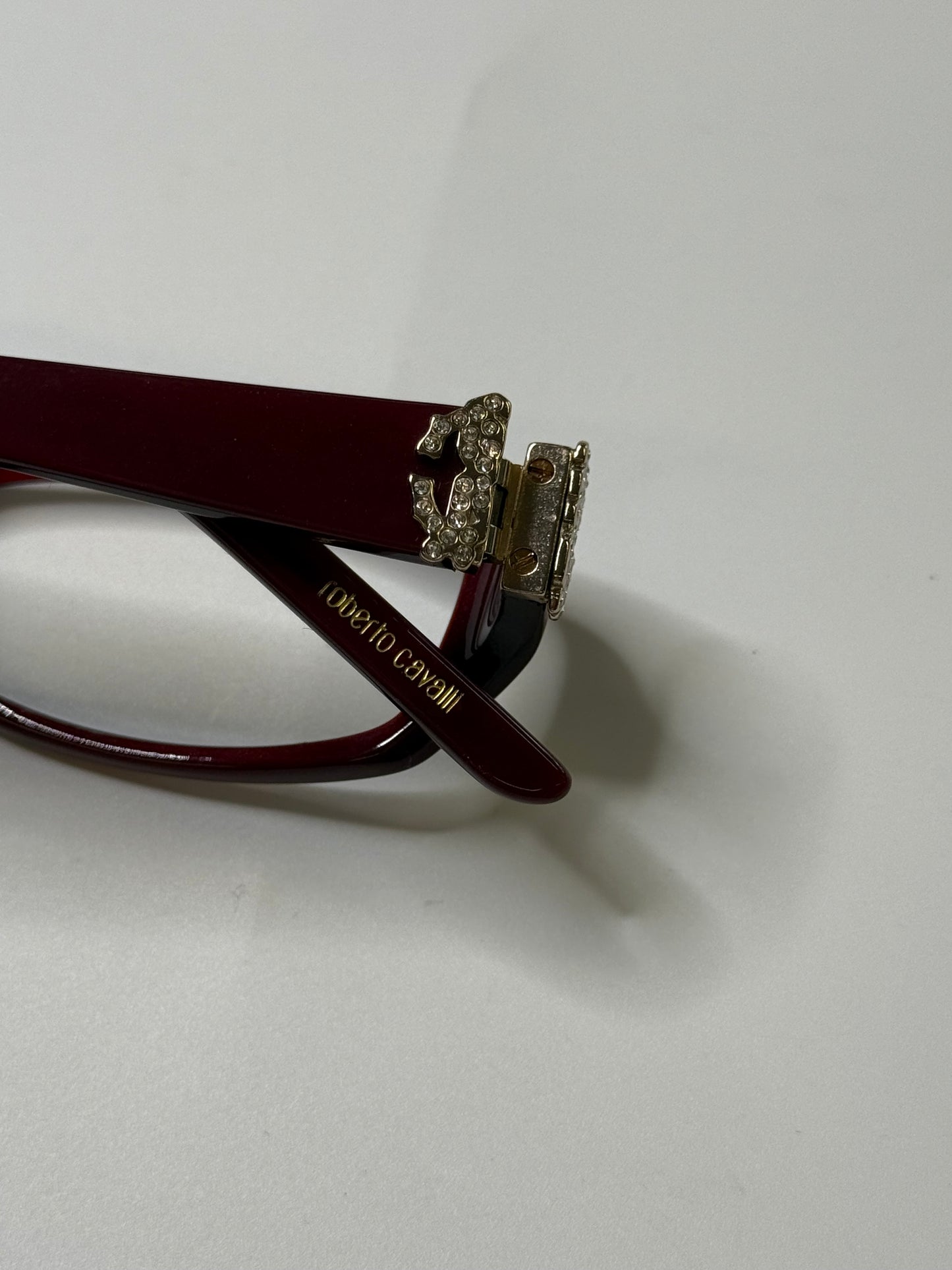 ROBERTO CAVALLI VINTAGE CRYSTAL RC LOGO EYEGLASSES