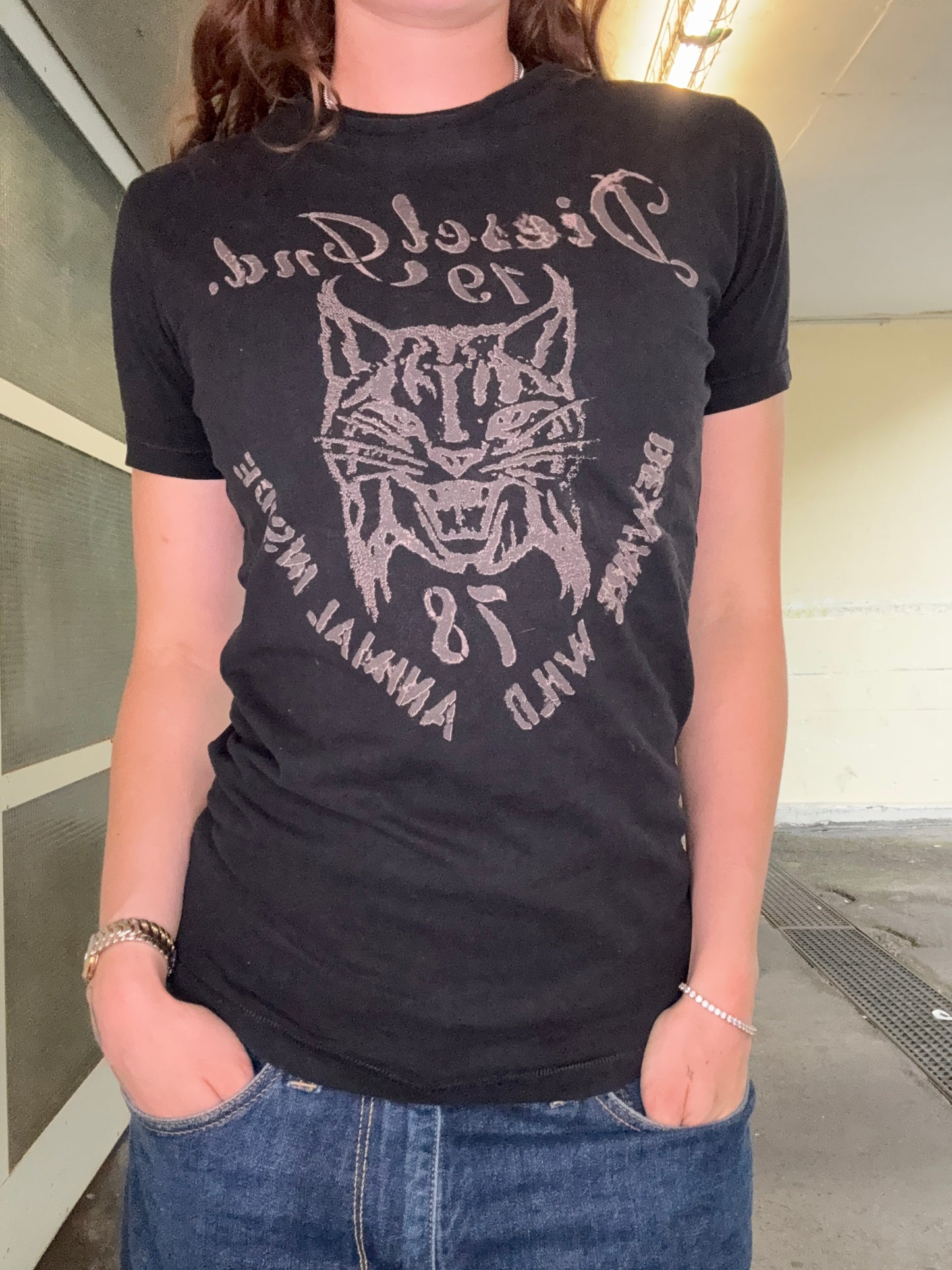 VINTAGE BLACK LUX DIESEL SHIRT (-M)