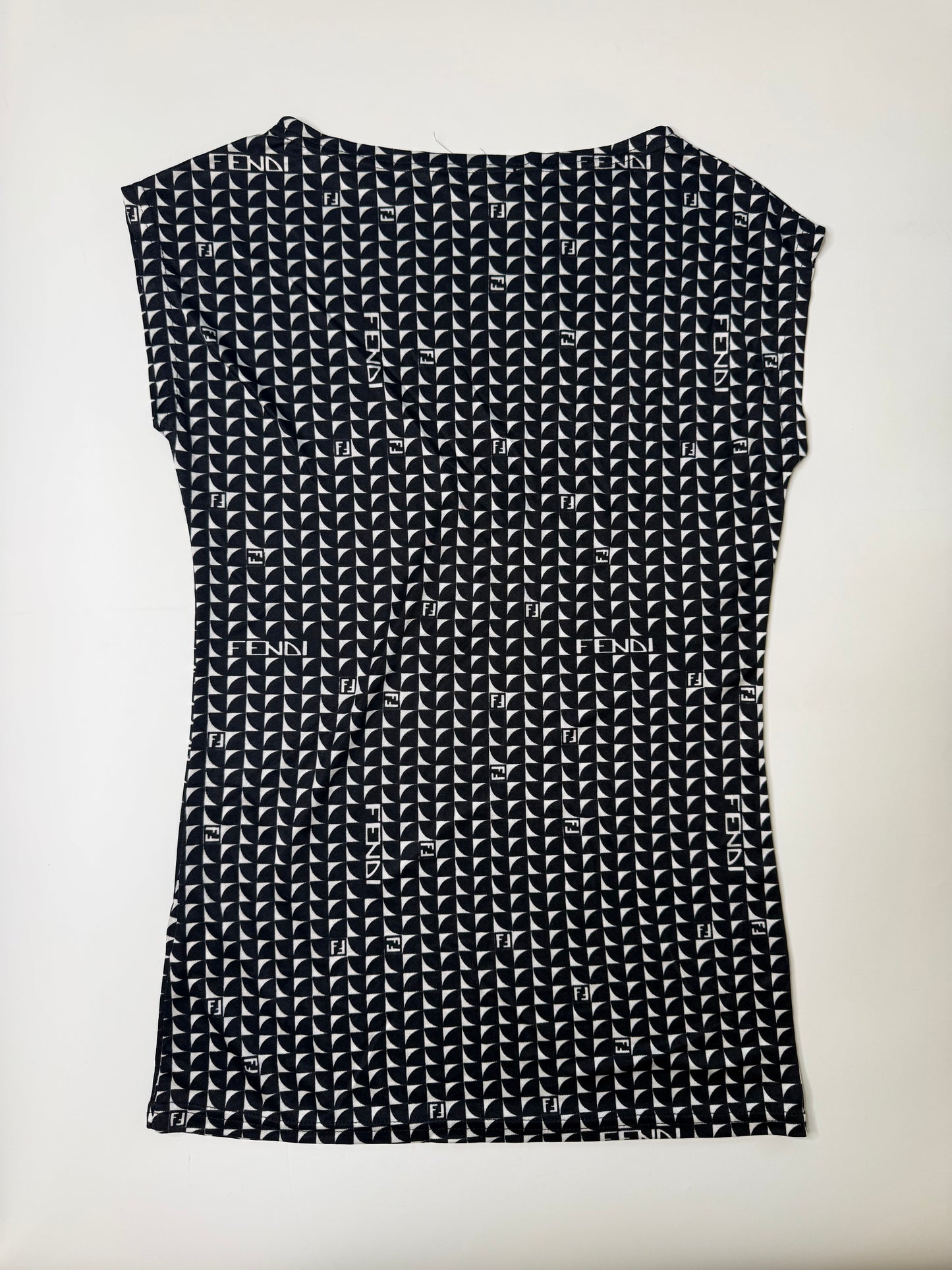 FENDI VINTAGE ZUCCA LOGO PRINT TOP (42)