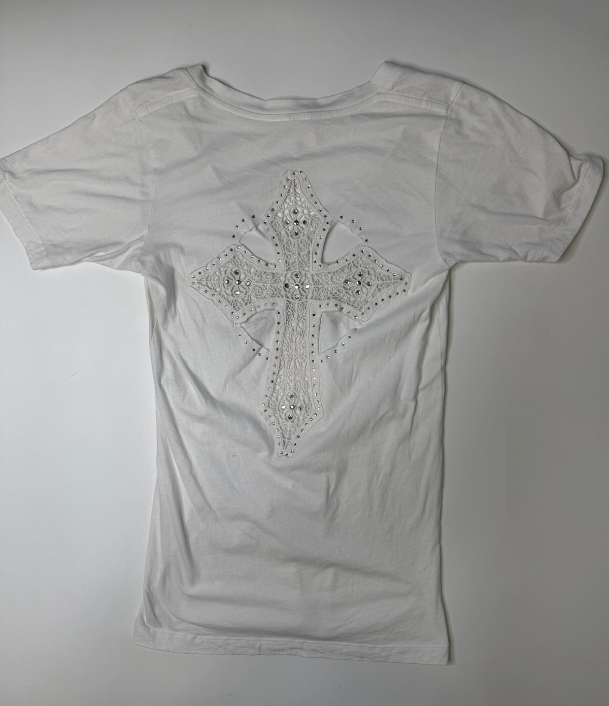 SINFUL GOTHIC LOGO TEE (WHITE) (L)