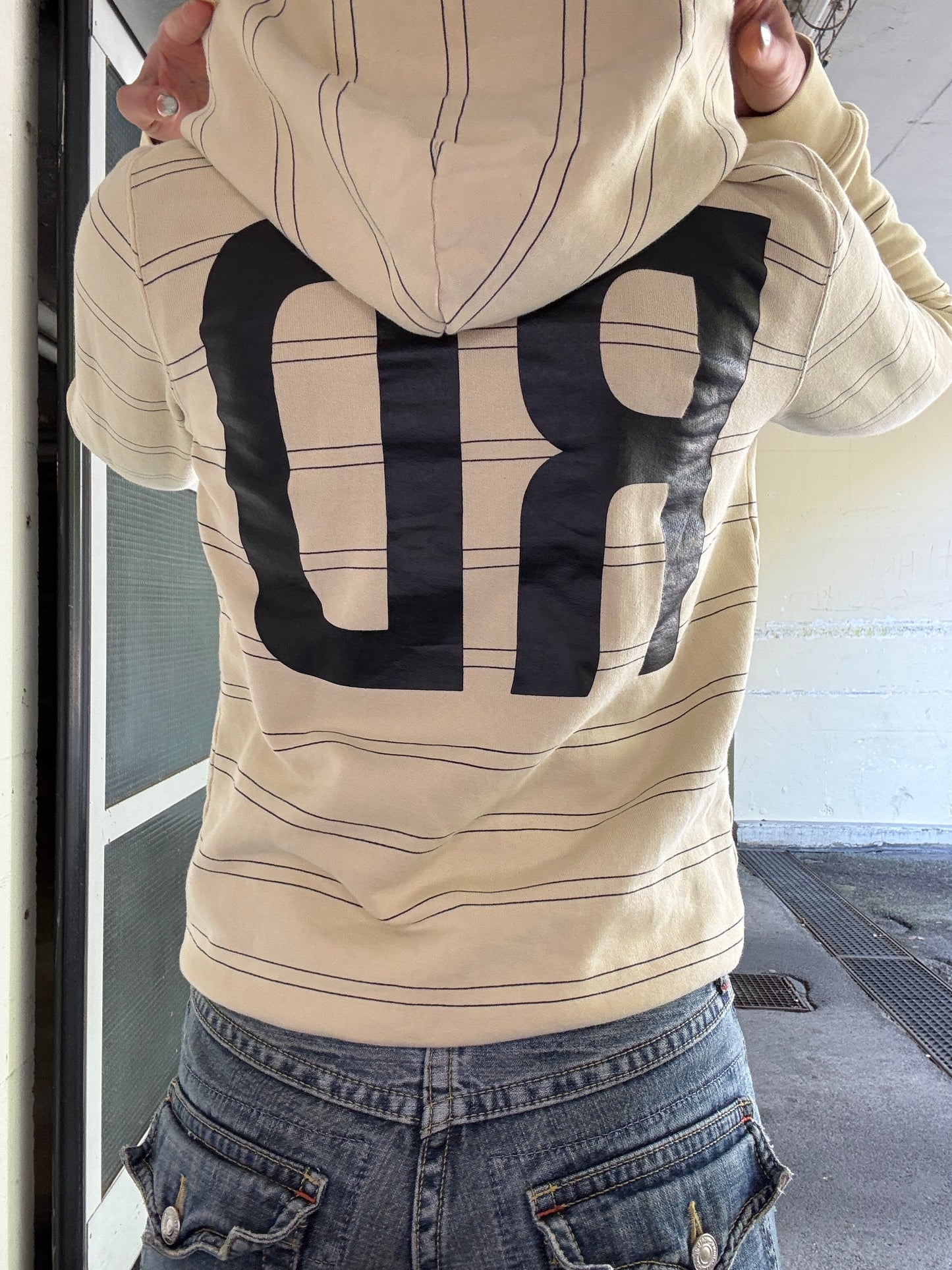 VINTAGE STRIPED G STAR ZIPPPER