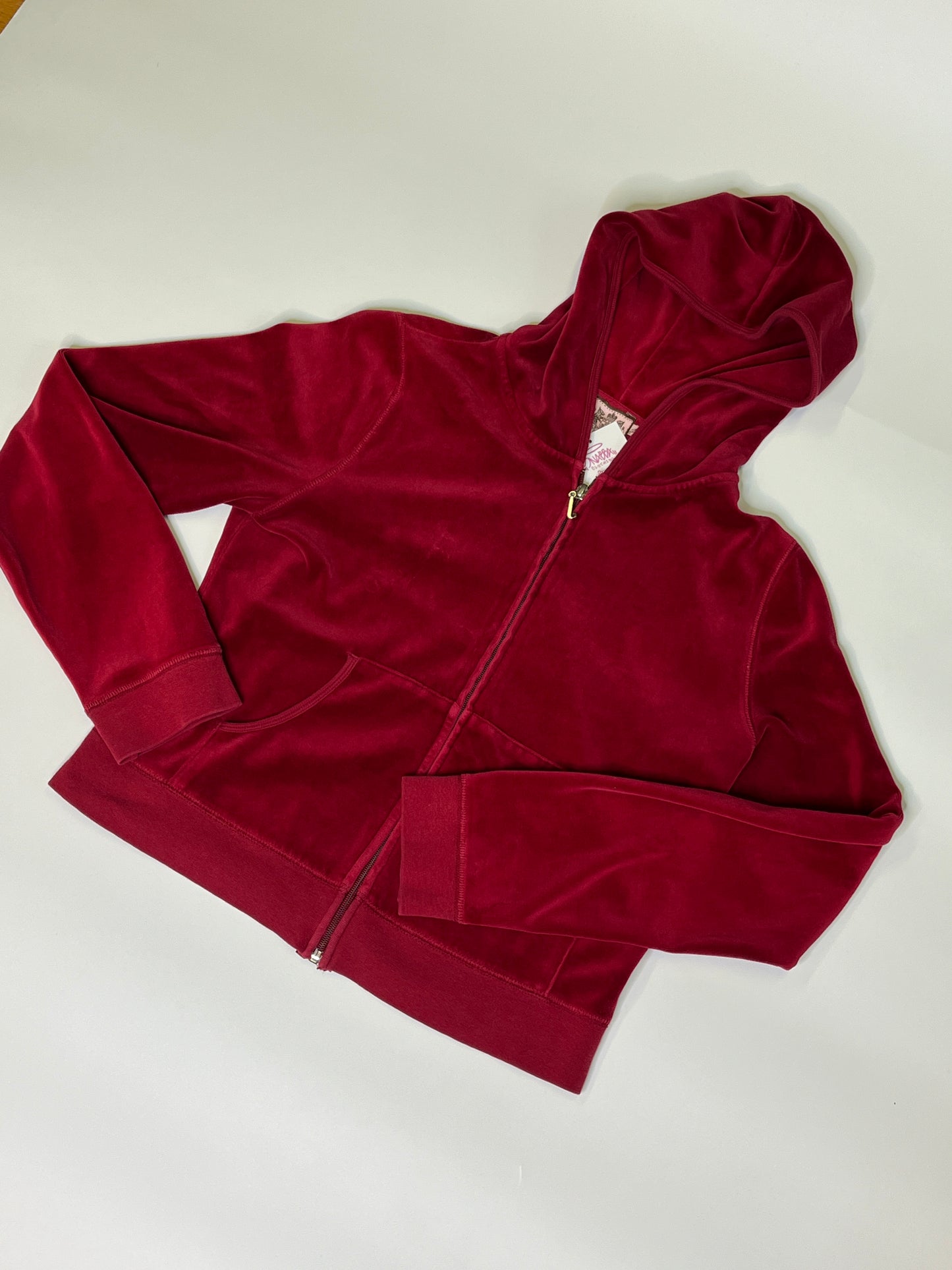 JUICY COUTURE ZIPPER RED 2000s (S)