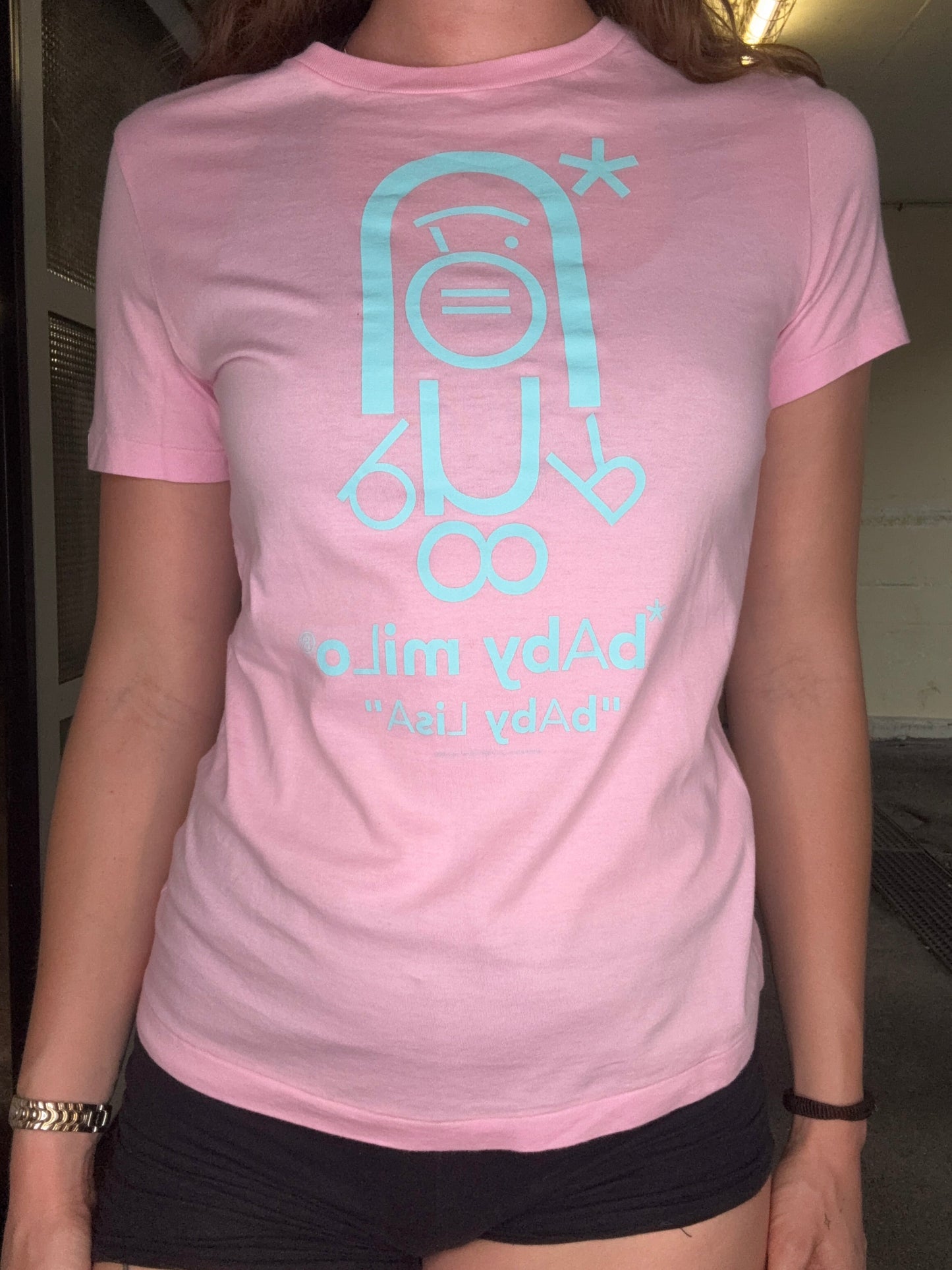BAPE BABY MILO "BABY LISA" TEE – PINK (S)