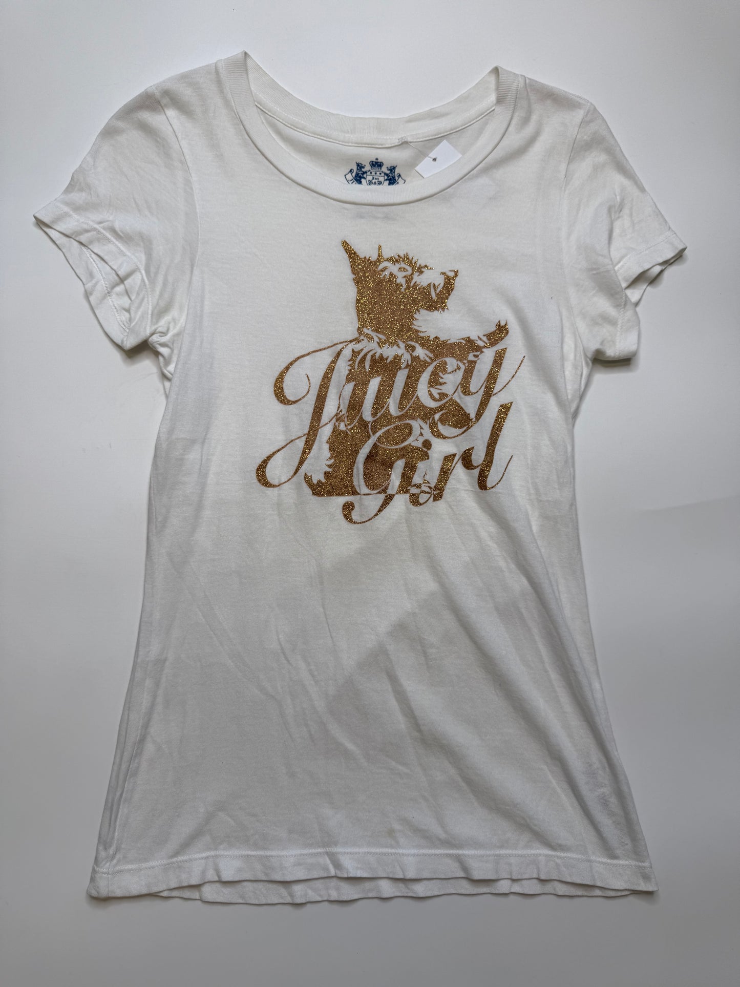 VINTAGE JUICY COUTURE SHIRT IN WHITE (S)