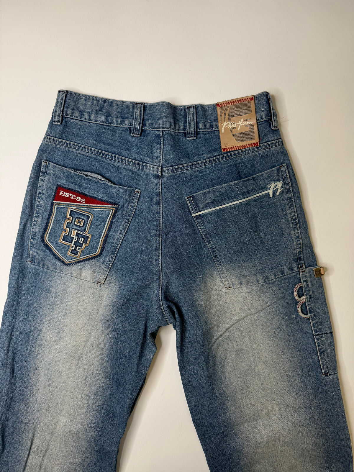 VINTAGE PHAT FARM JEANS DENIM – MEDIUM WASH (~M)