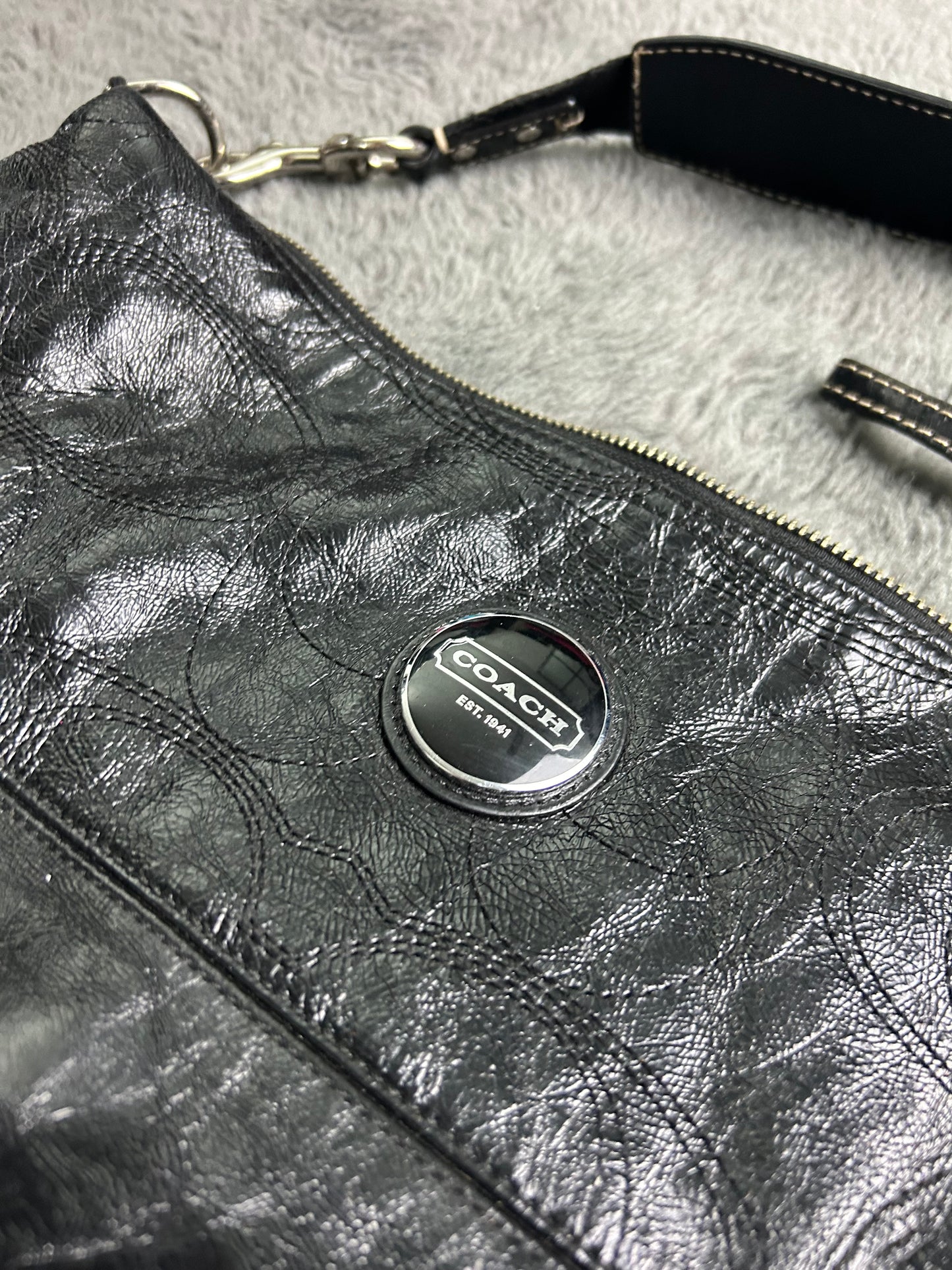 COACH BAG SHINY LEATHER