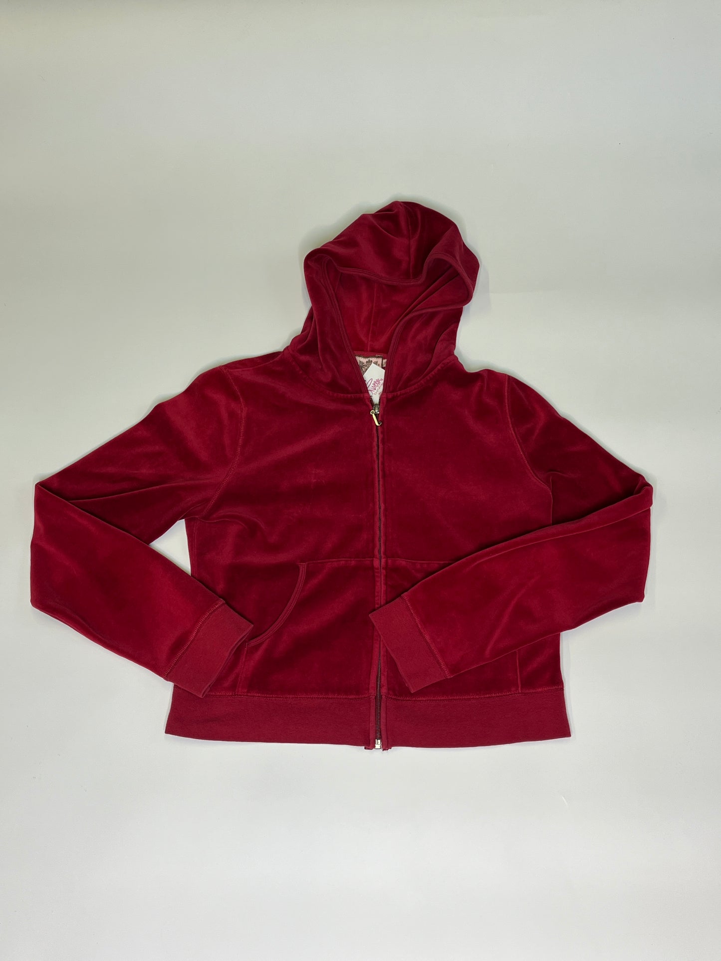 JUICY COUTURE ZIPPER RED 2000s (S)