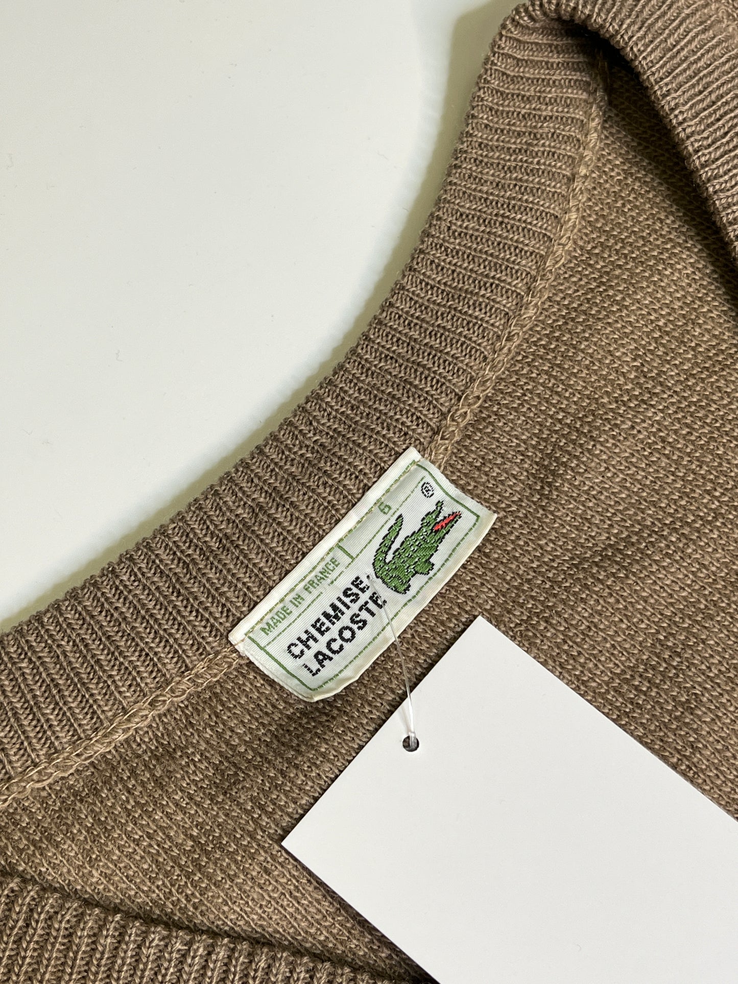 LACOSTE KNIT SWEATER (~L)