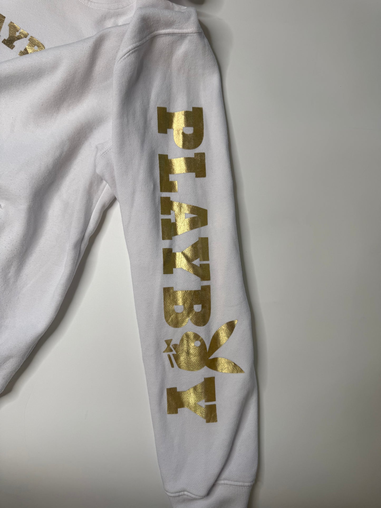 PLAYBOY VINTAGE GOLD FOIL LOGO HOODIE