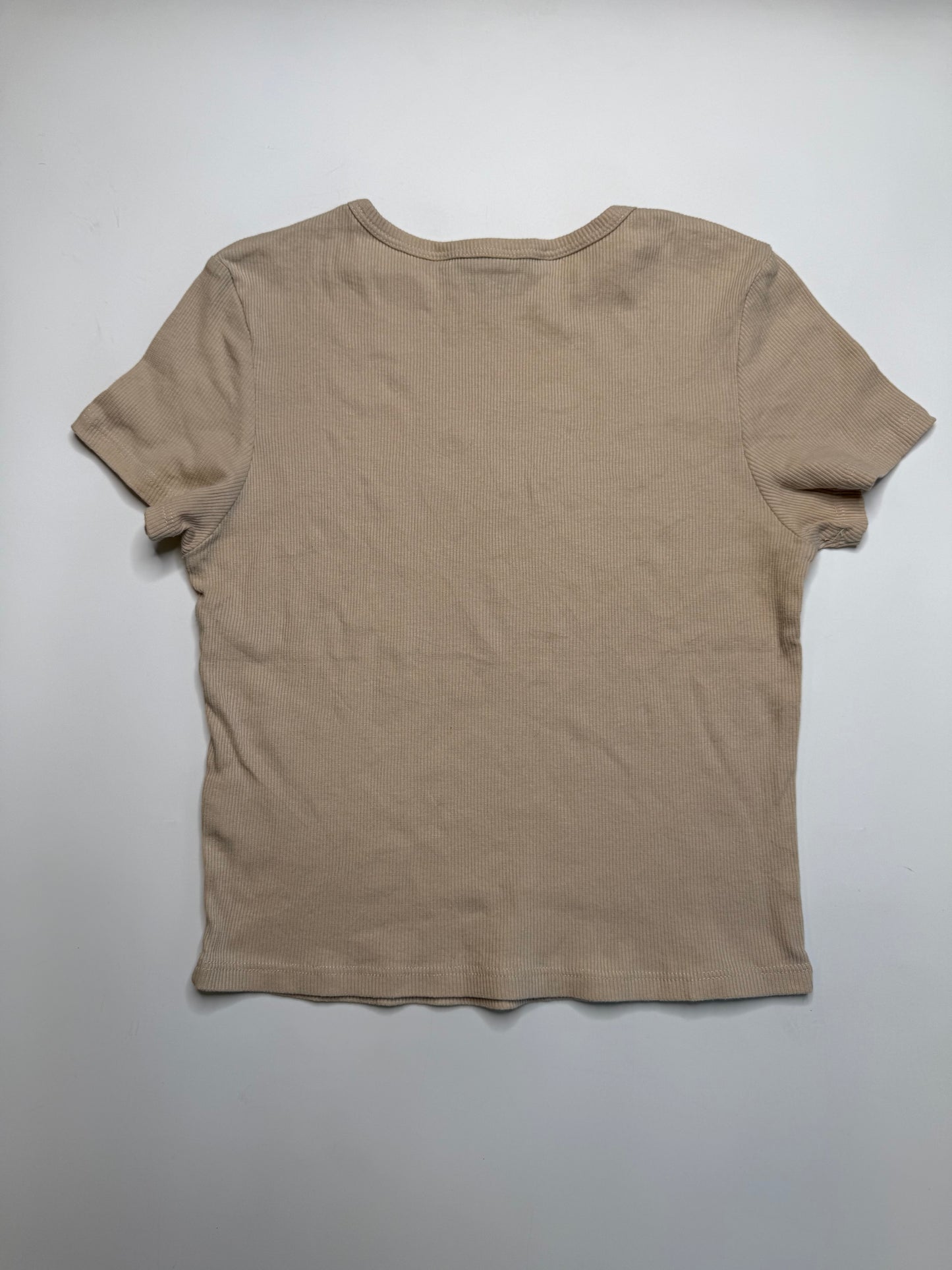 BEBE VINTAGE RHINESTONE LOGO T-SHIRT (M)