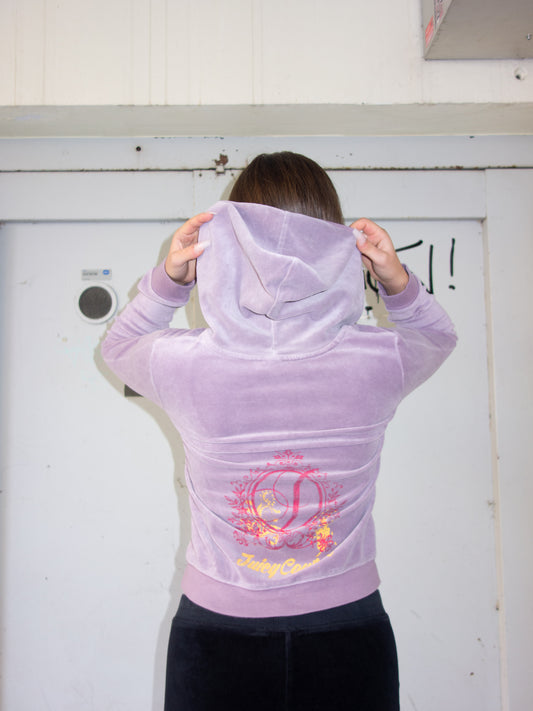 JUICY COUTURE ZIPPER PURPLE 2000s (S)