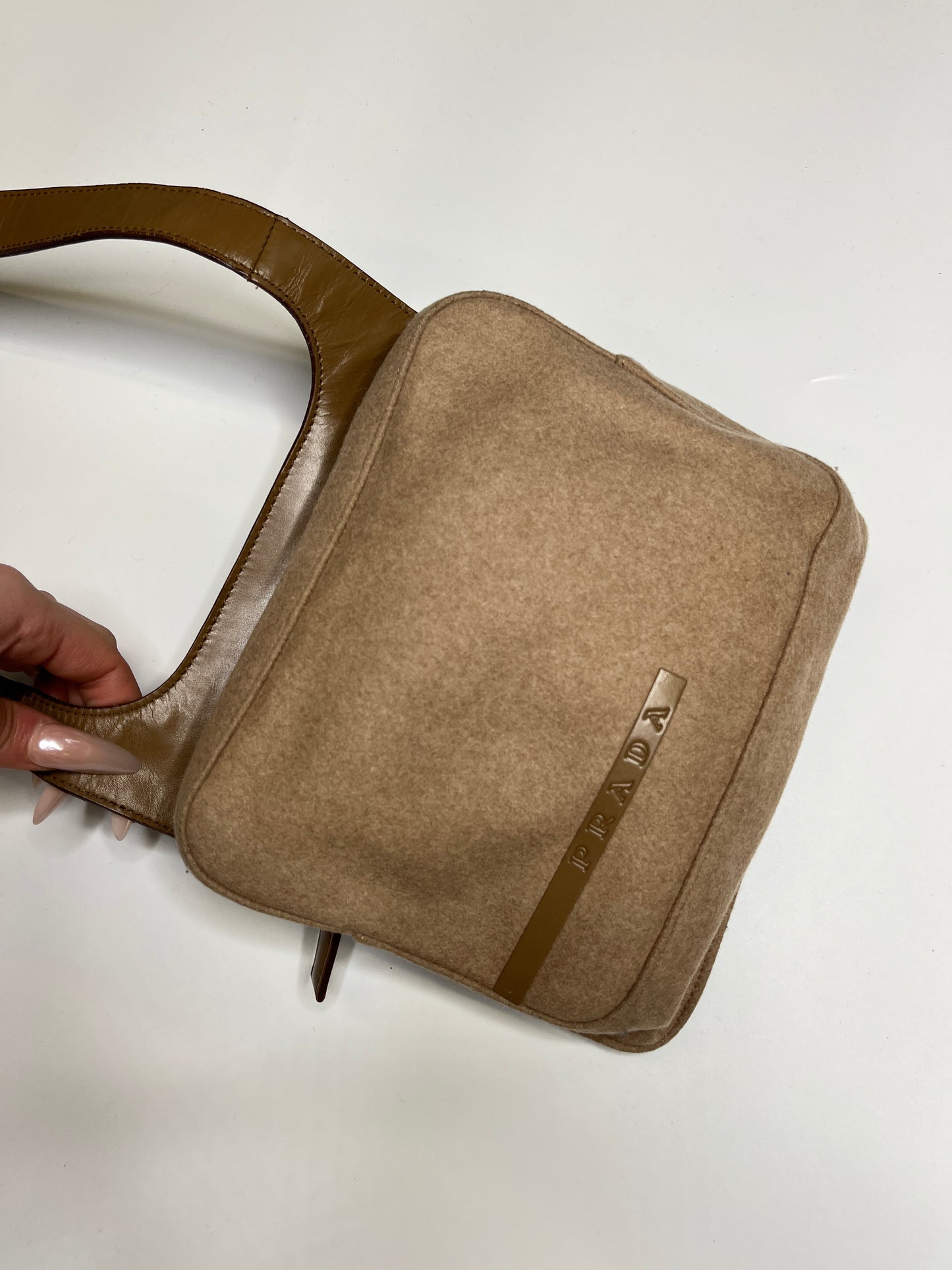 PRADA SUEDE BAG CROSSBODY