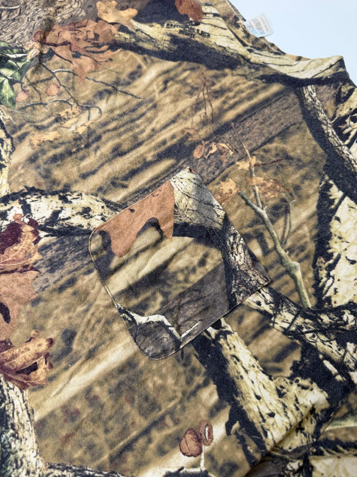CAMO PRINT POCKET TEE BROWN (XXXL)