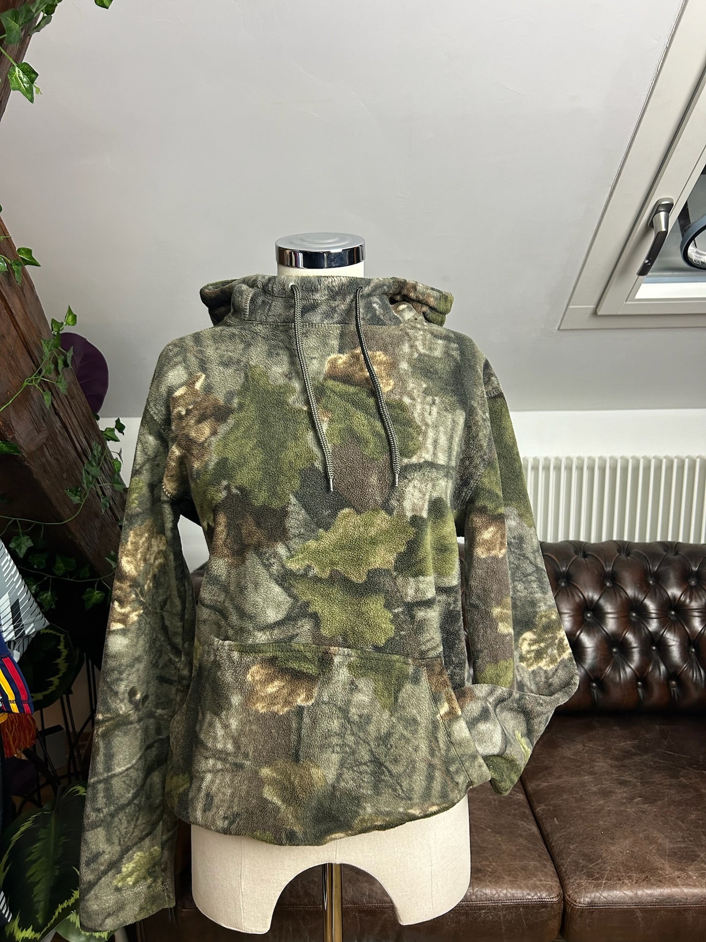 CAMO FLEECE HOODIE (M)