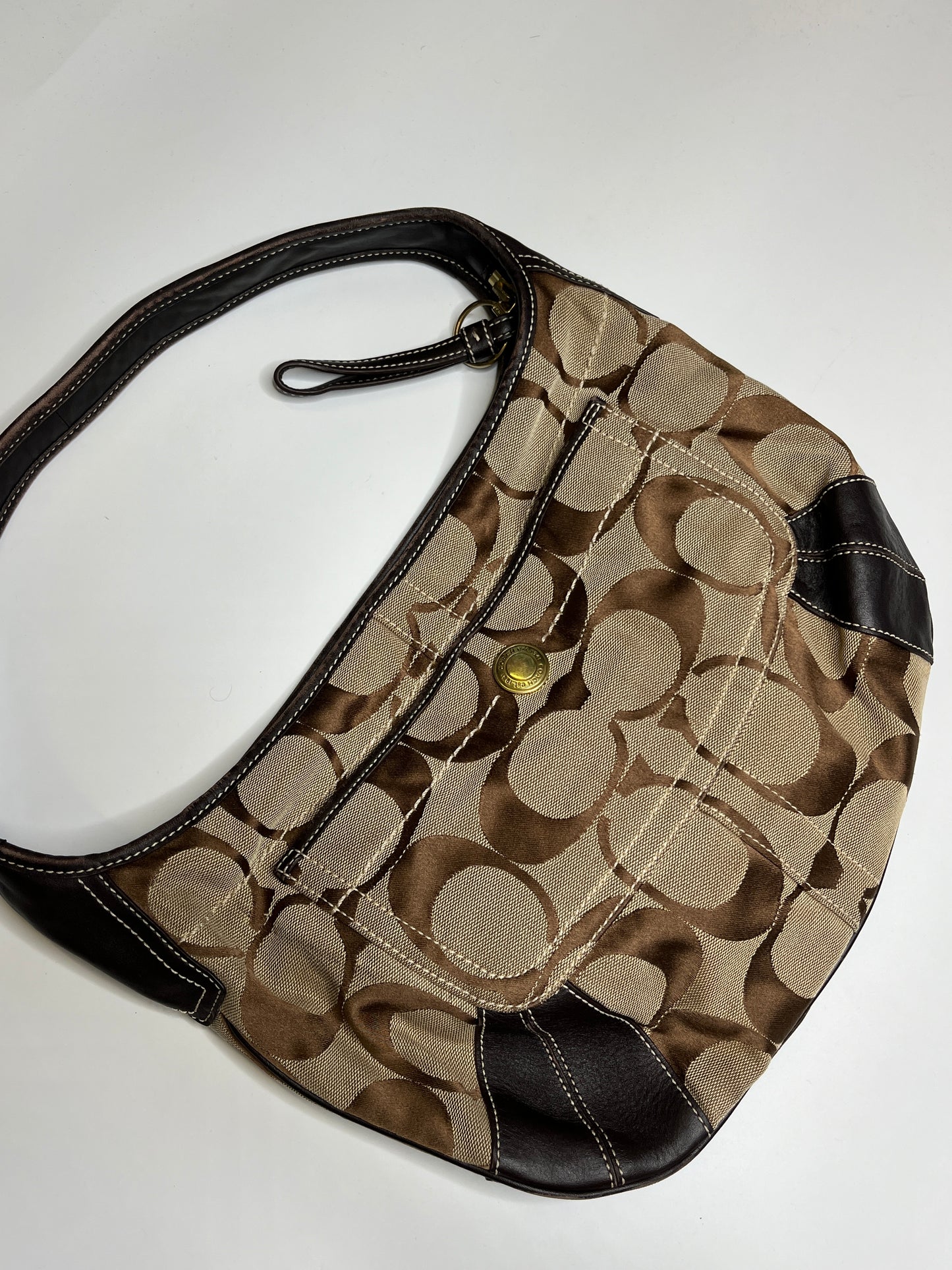 COACH MONOGRAM PURSE LEATHER