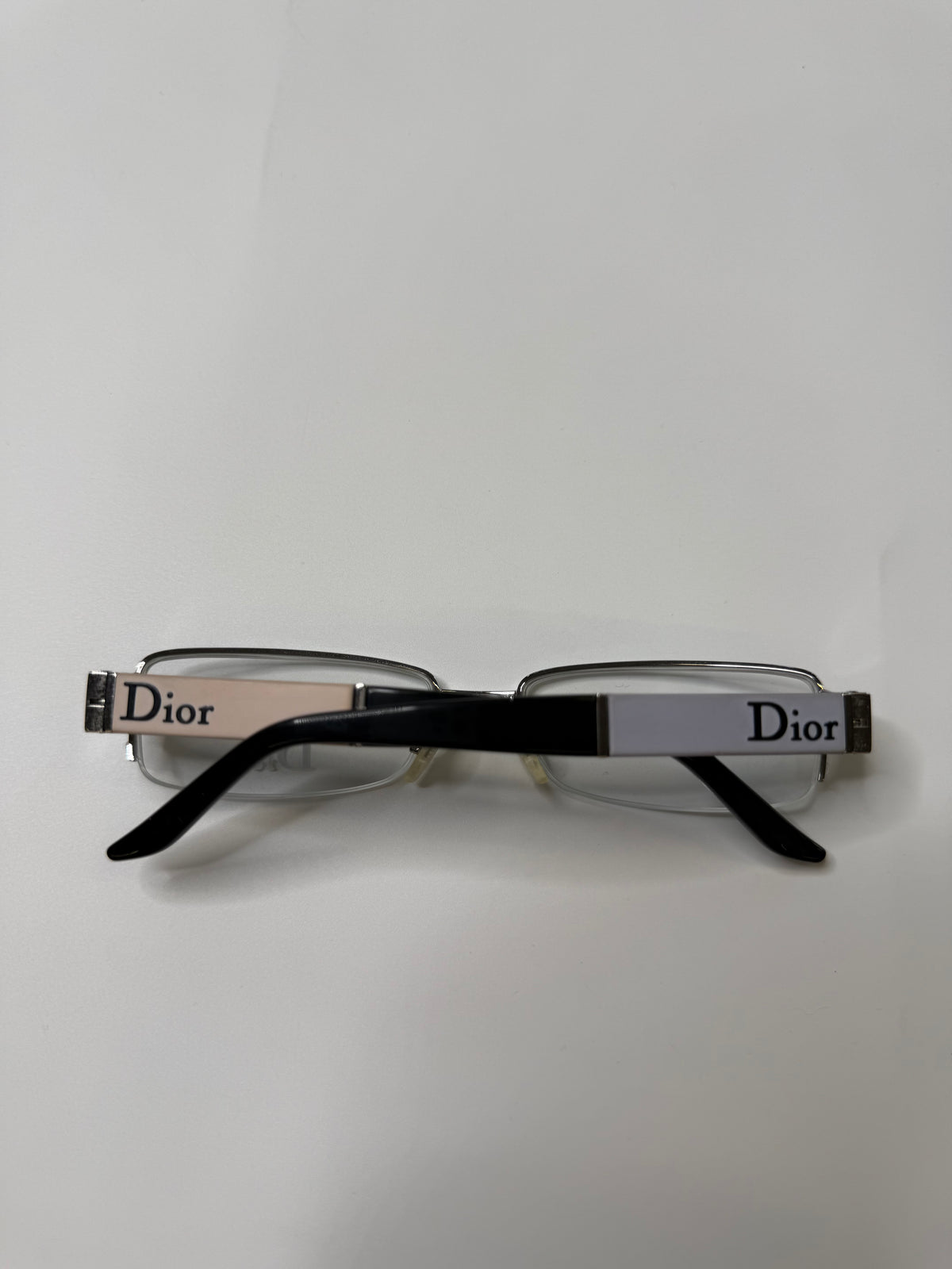 CHRISTIAN DIOR VINTAGE SEMI-RIMLESS EYEGLASSES