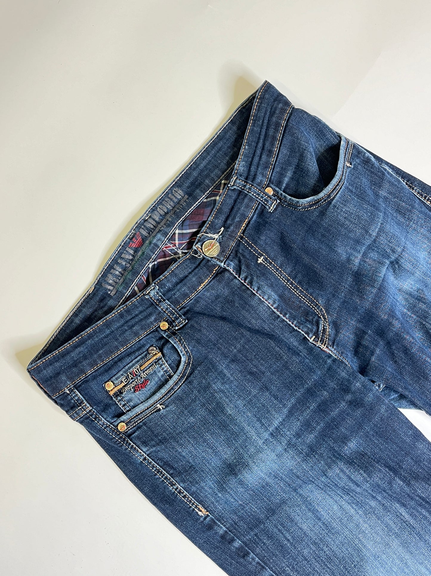 ARMANI STRAIGHT LEG JEANS (w.32-34)