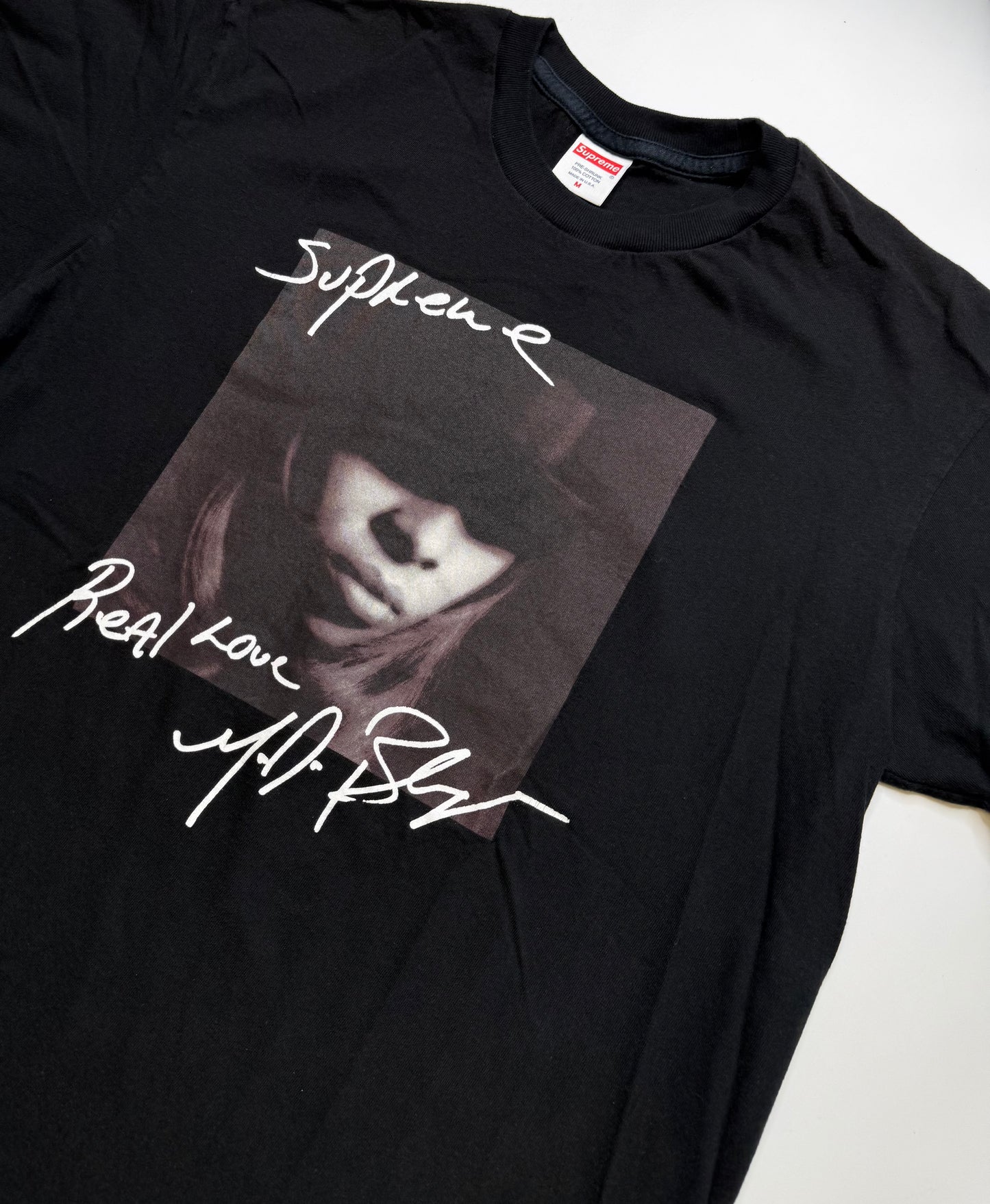 SUPREME REAL LOVE TEE – BLACK (M)