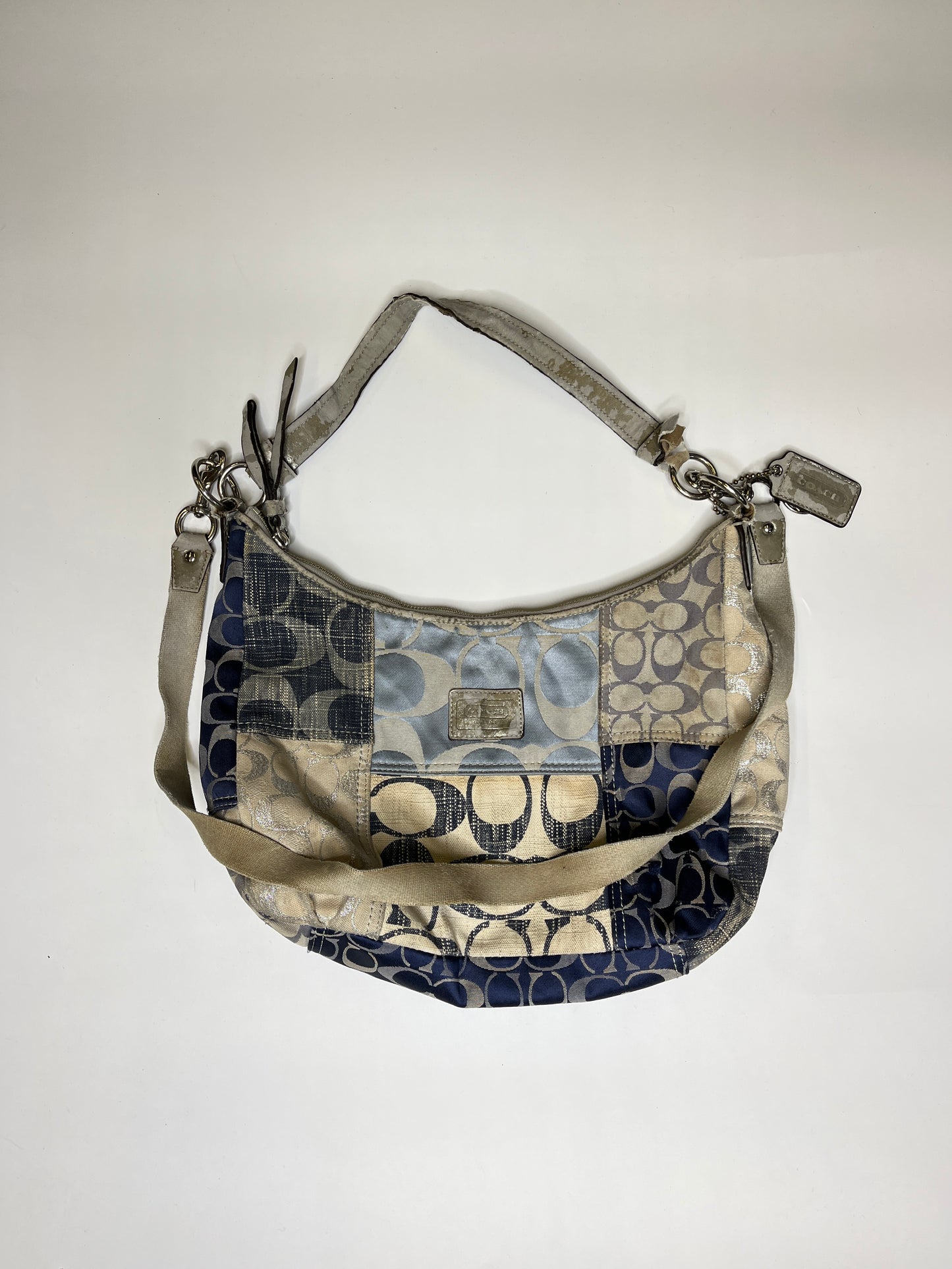 COACH MONOGRAM PURSE JEANS PATCHWORK