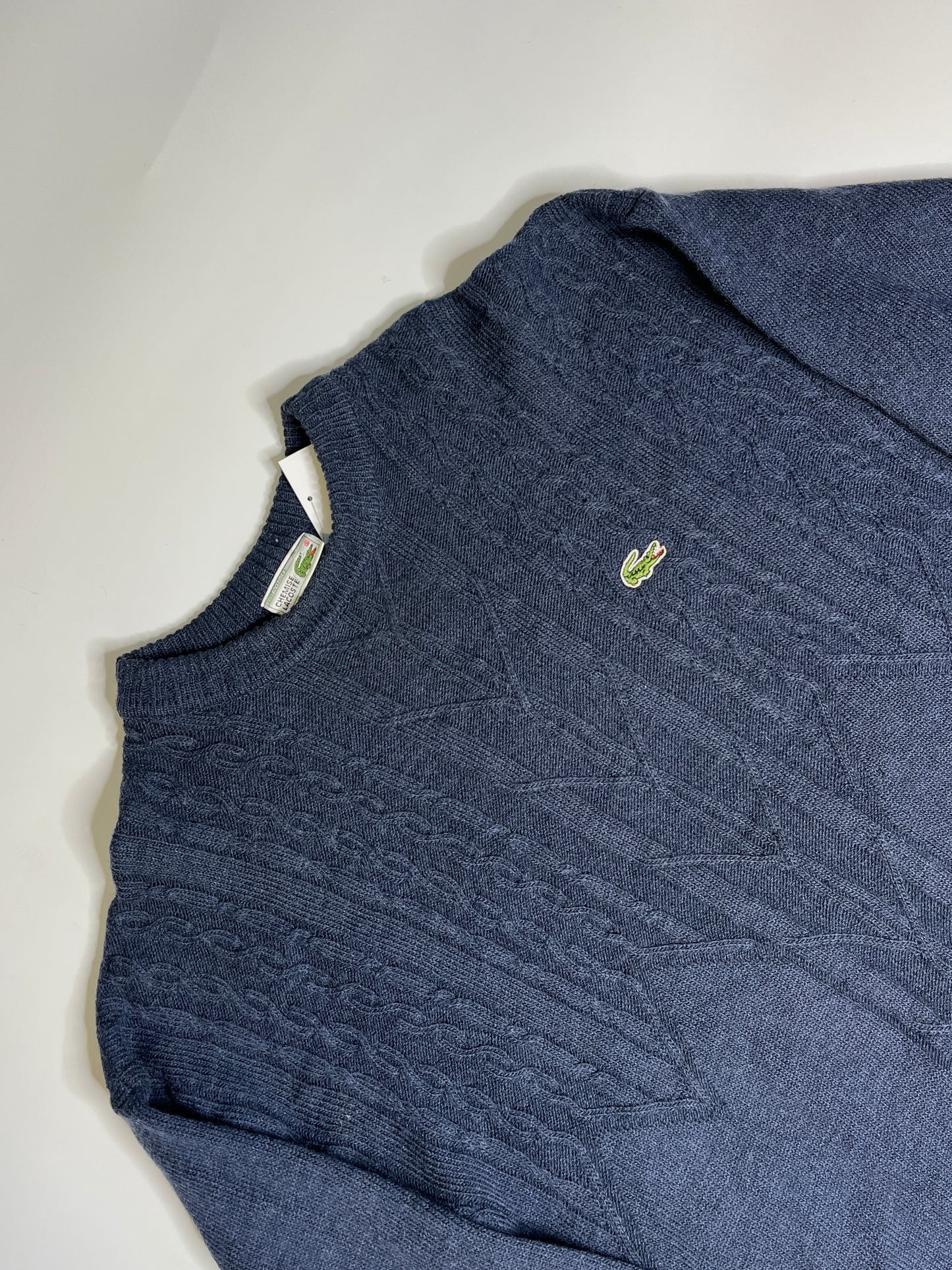 LACOSTE KNIT SWEATER (~XL)