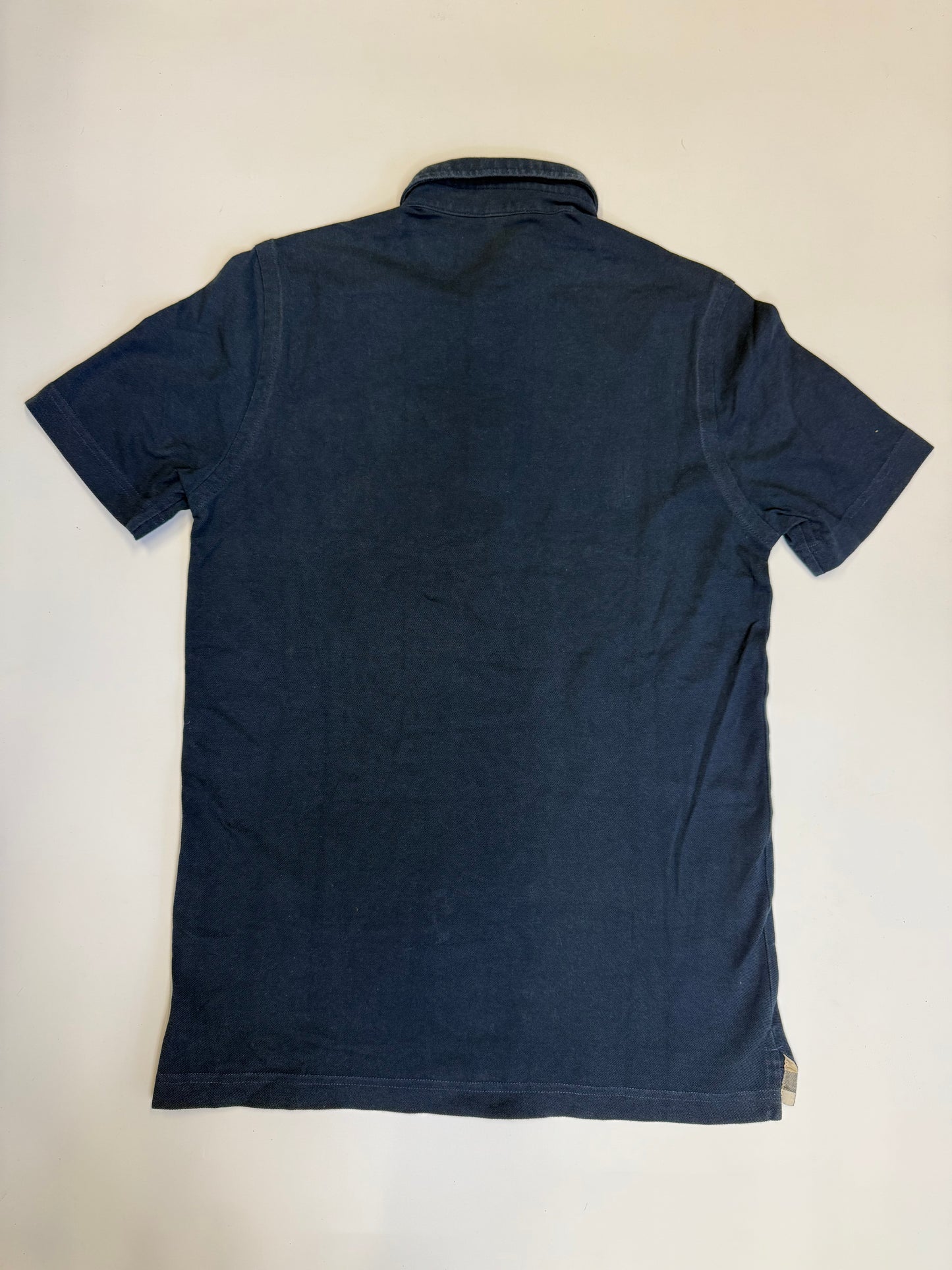 VINTAGE DARK BLUE BURBERRY POLO (L)
