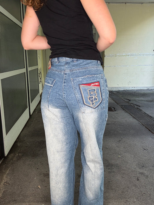 VINTAGE PHAT FARM JEANS DENIM – MEDIUM WASH (~M)