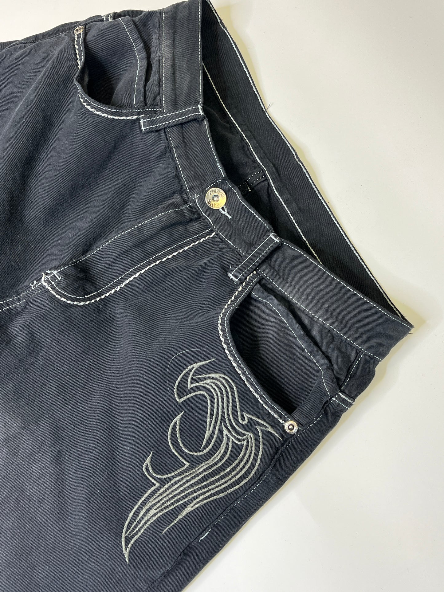 PLAY BIGG EMBOIDERY JEANS (w34, L)