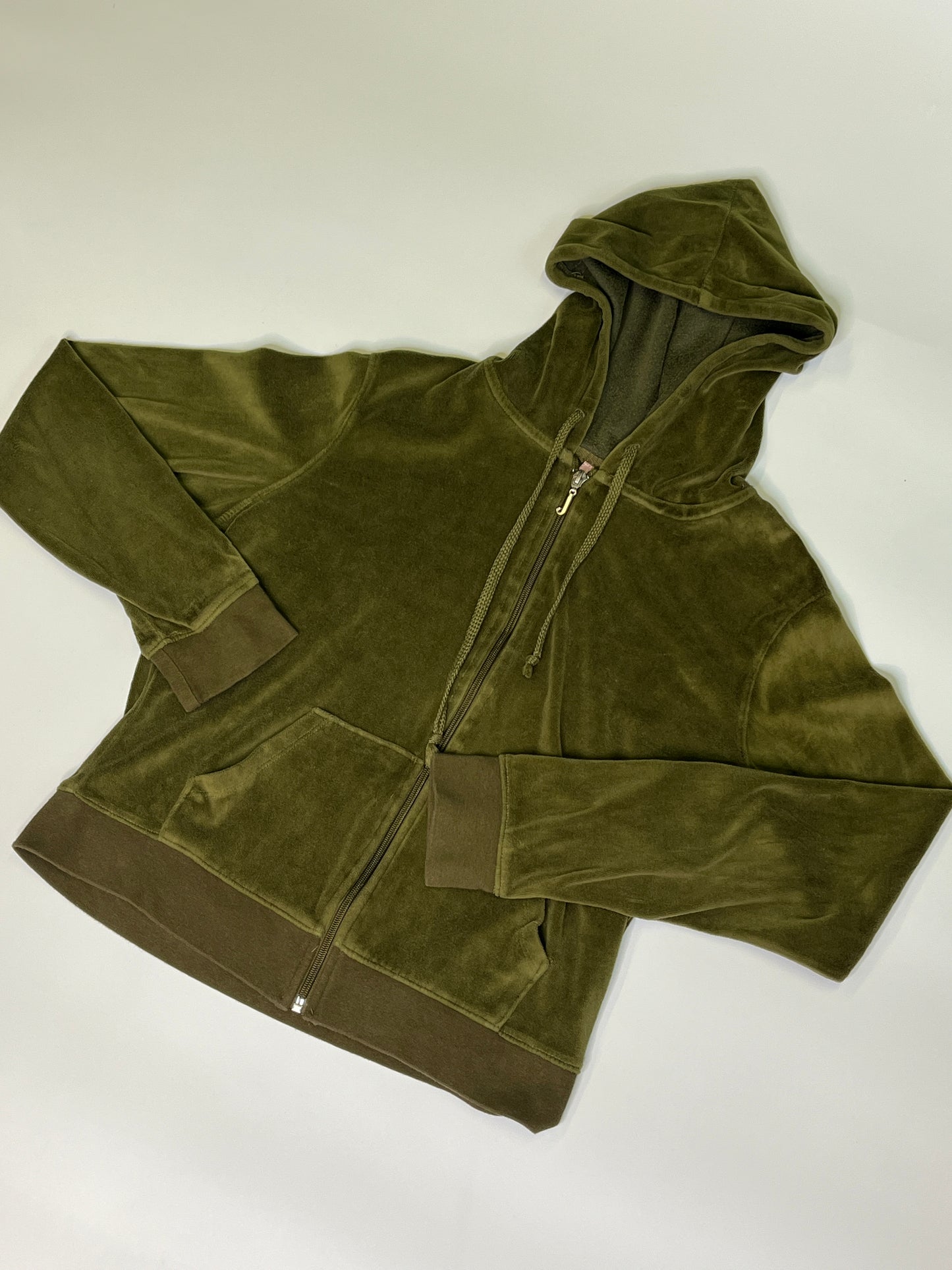 JUICY COUTURE ZIPPER GREEN 2000s (M)