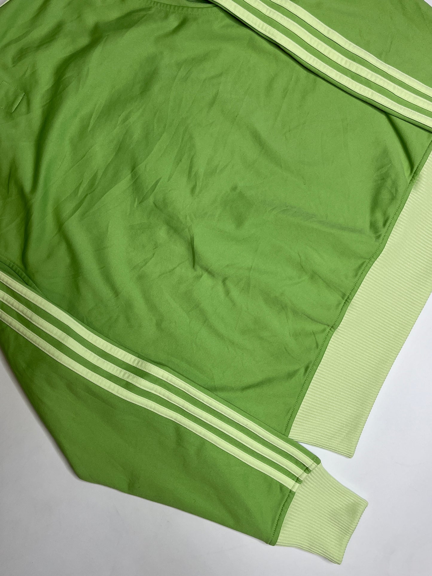 SPECIAL 2000s VINTAGE GREEN ADIDAS ZIPPER (~M)